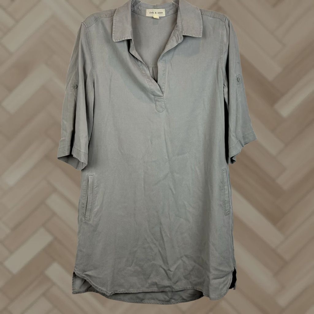 cloth and stone shirt dress Cloth & Stone Belted Shirt Dress
