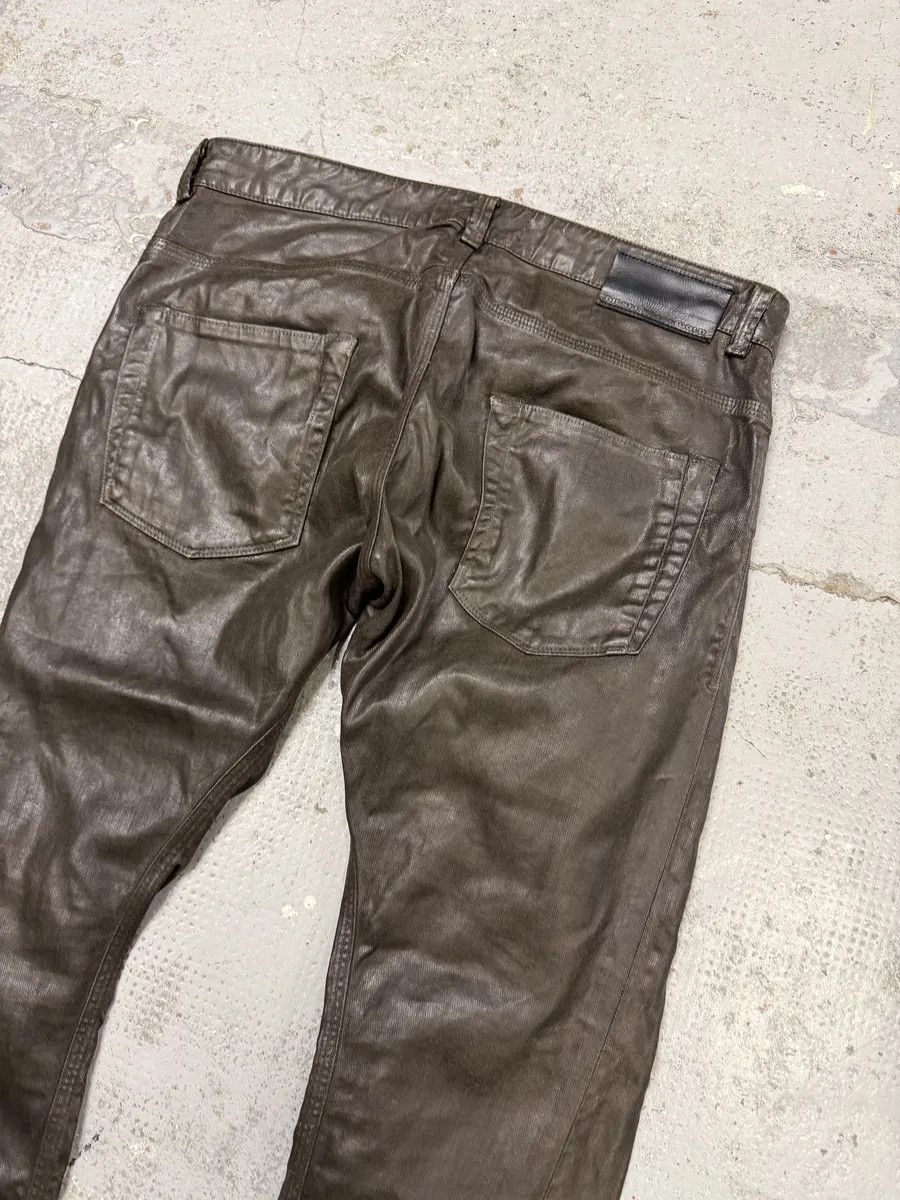 Diesel Diesel Black Gold Brown Cow Leather Dark Pants Size US 31 - 6 Thumbnail