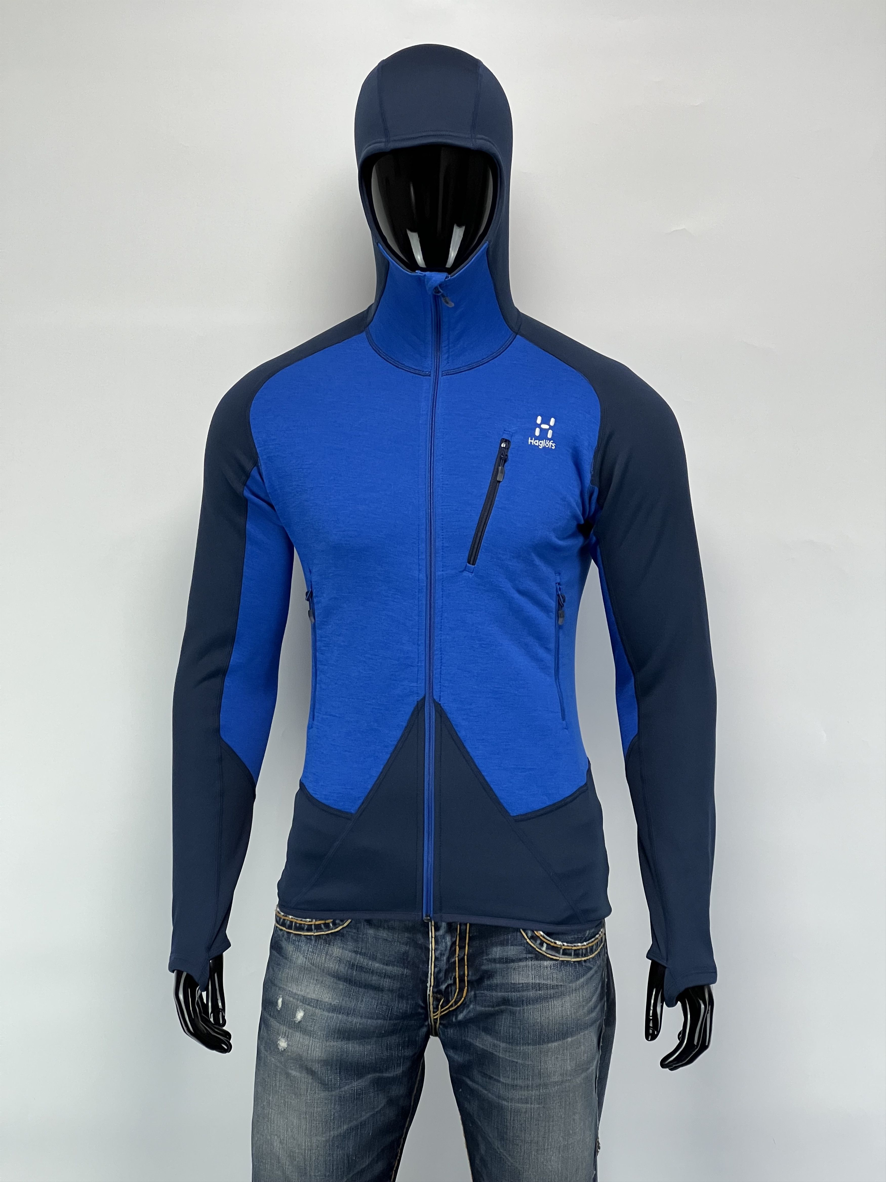 Haglofs Haglofs Men's Spire Mid Full Zip Hooded Jacket Size S Size US S / EU 44-46 / 1 - 1 Thumbnail