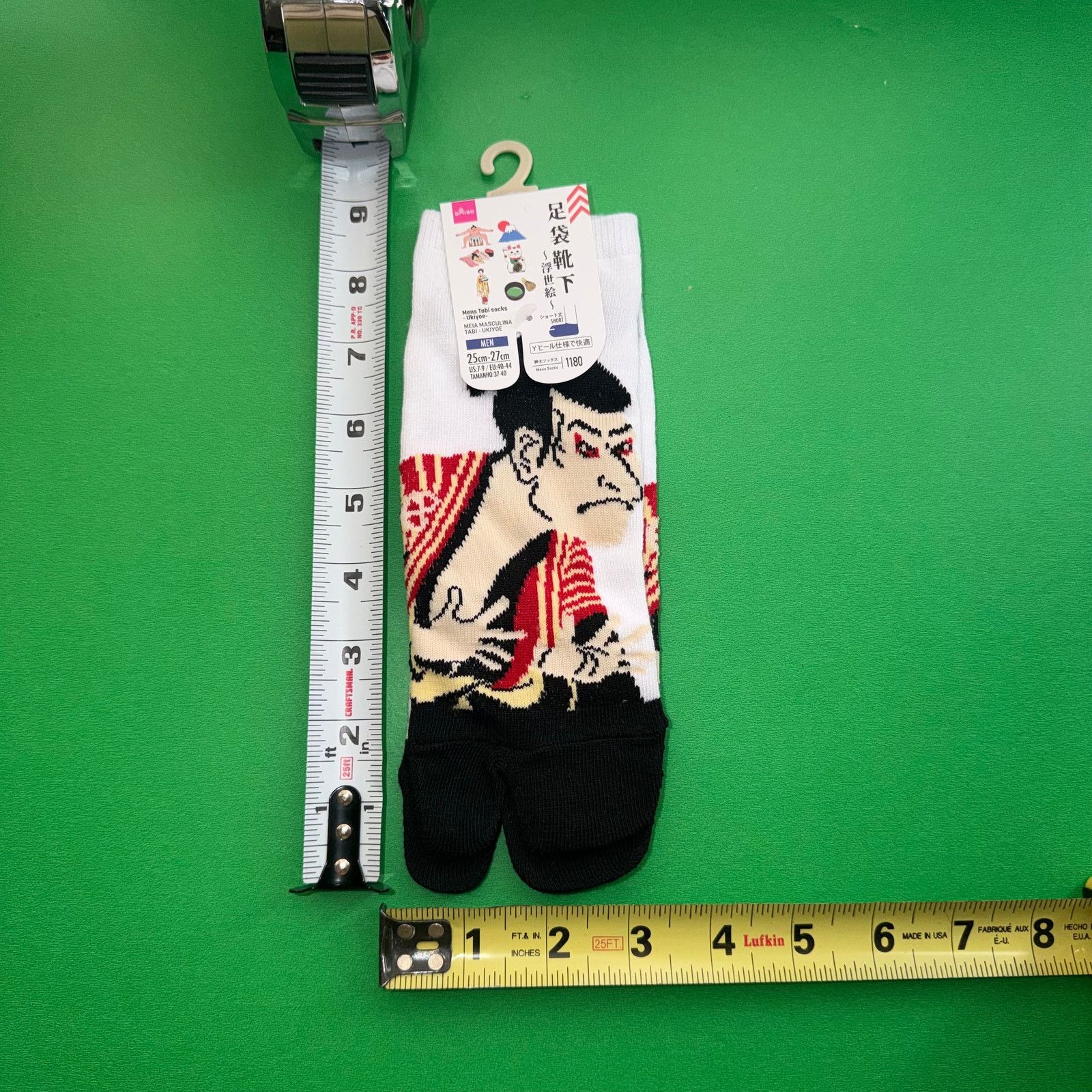 Japanese Brand Tabi Red White Black Socks Green Tea Kabuki Japan Margiela Size ONE SIZE - 5 Thumbnail