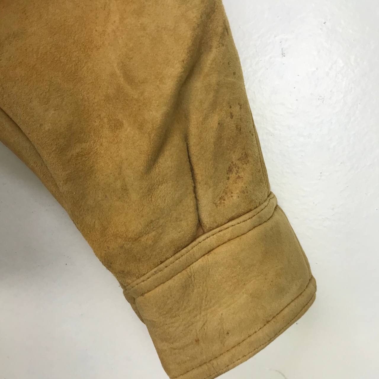 Genuine Leather Vintage Wind Armor Military Style Sheepskin Sherling Coat Size US M / EU 48-50 / 2 - 7 Thumbnail
