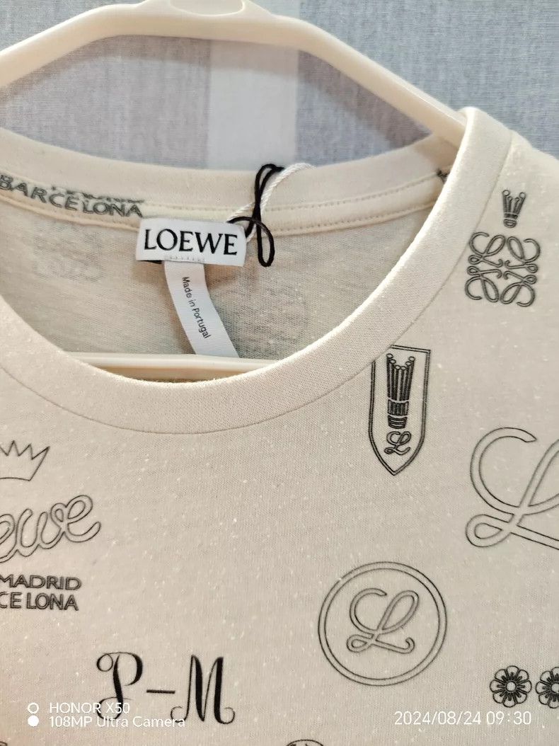 Loewe LOEWE White short-sleeved T-shirt Size XS / US 0-2 / IT 36-38 - 3 Thumbnail