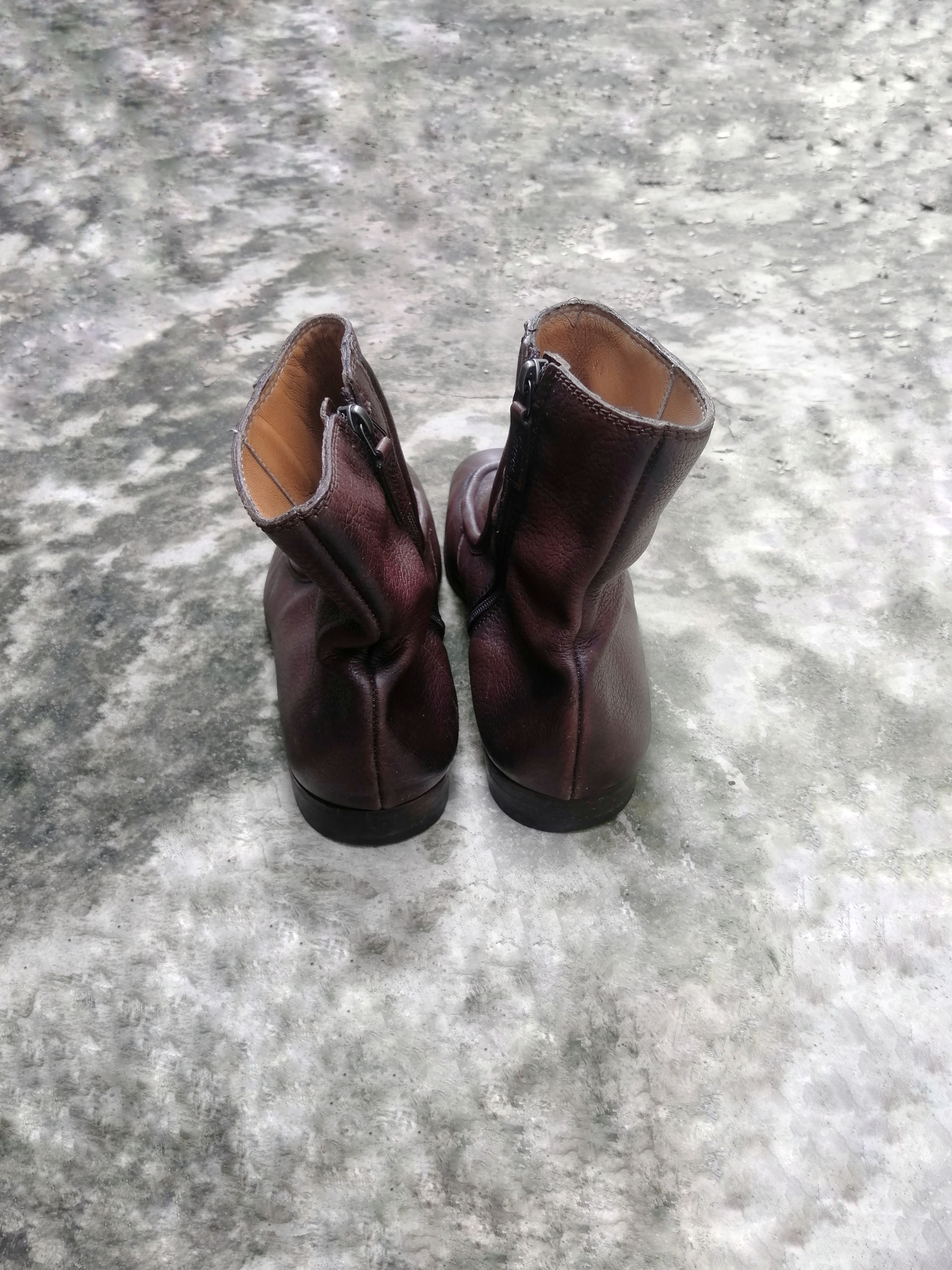 Gucci Gucci Brown Leather Zip Ankle Boots Square Toe US 9.5 Size US 9.5 / EU 42-43 - 9 Thumbnail