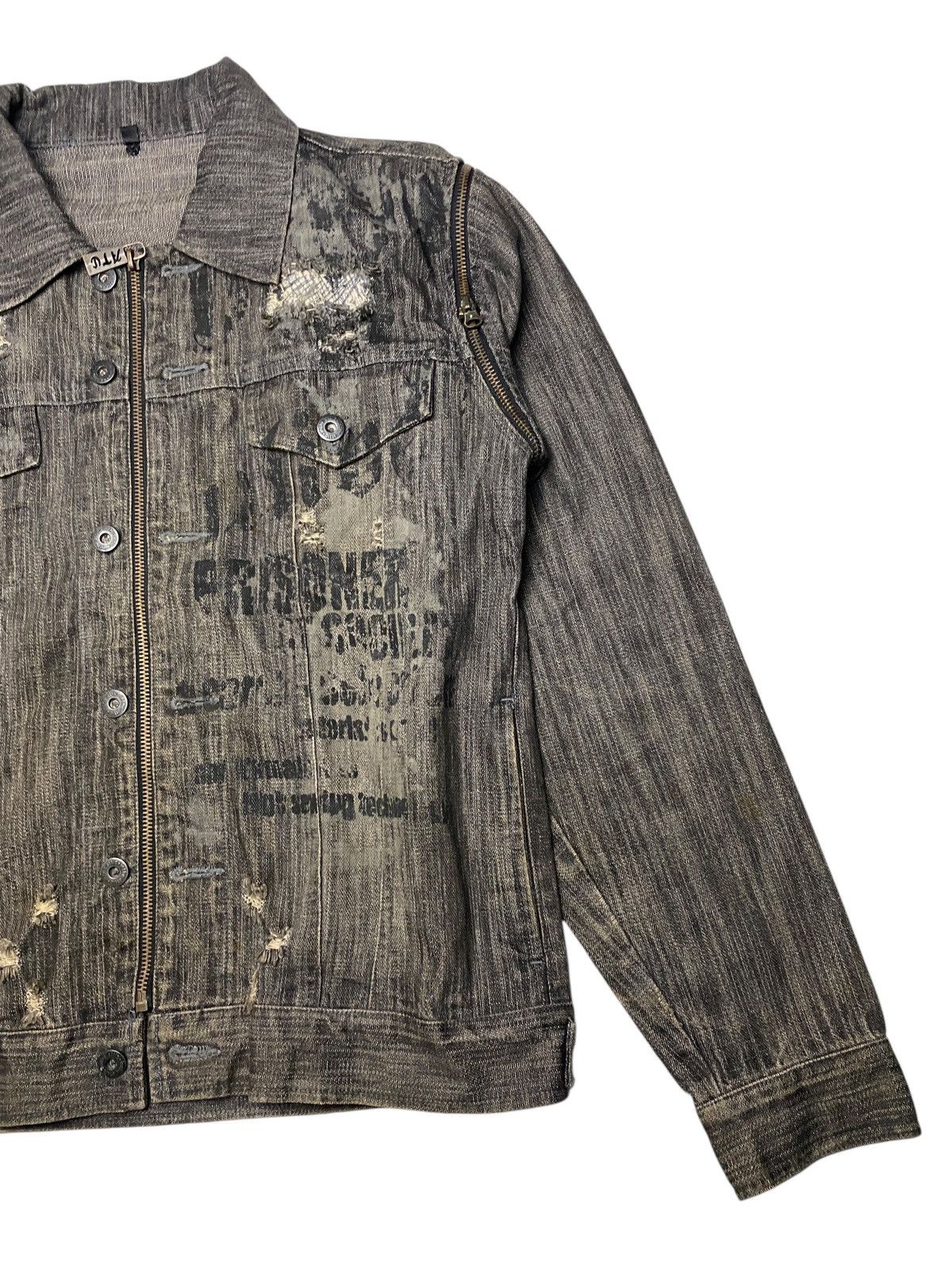 If Six Was Nine 2000's In The Attic Punk Poem Two Form Zip Jacket Size US M / EU 48-50 / 2 - 9 Thumbnail