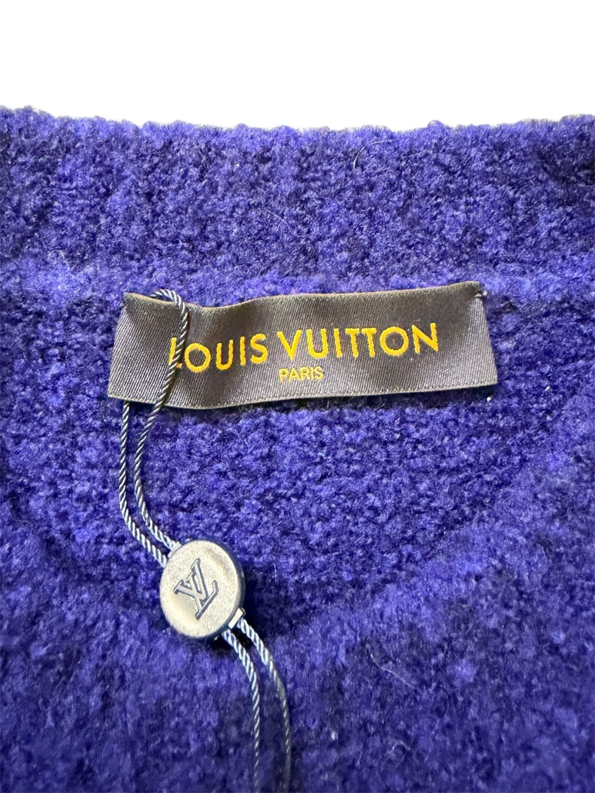 Louis Vuitton Louis Vuitton L Fleece blue Long Sleeves Knitted Sweatshirt Size US M / EU 48-50 / 2 - 5 Thumbnail