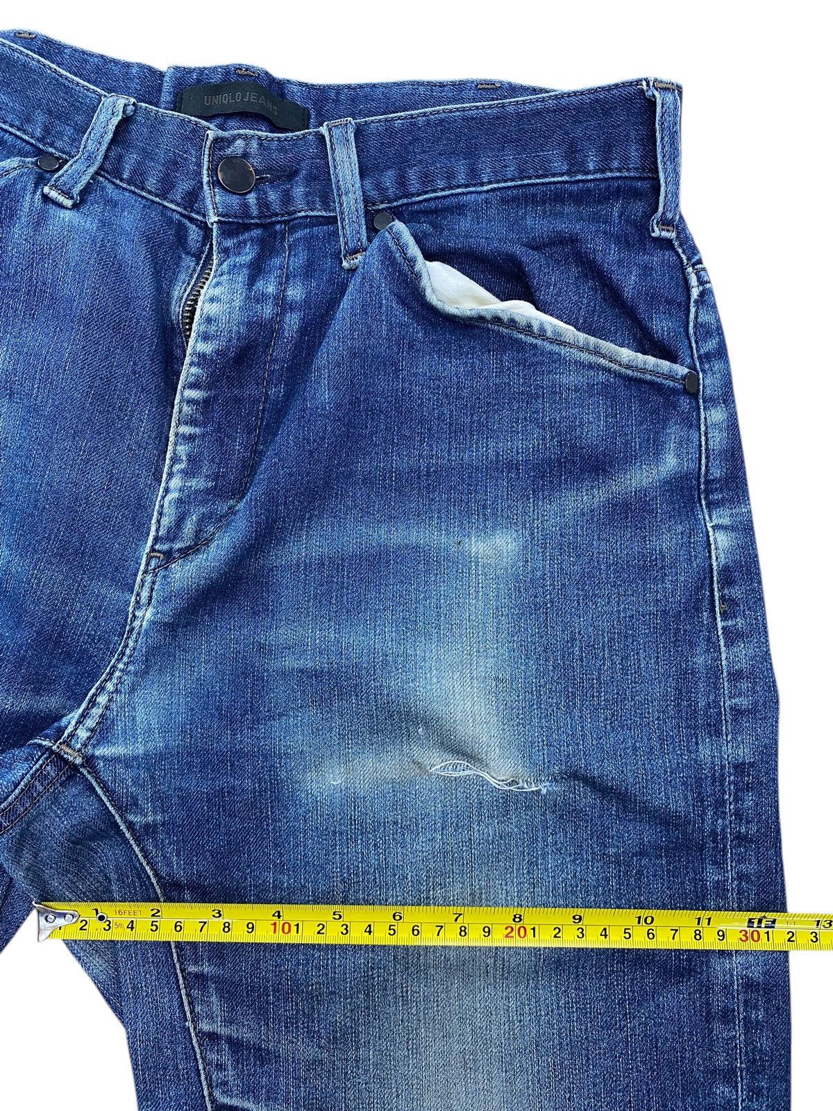 Uniqlo Uniqlo Faded Blue Wash Style Skinny Leg Jeans Size US 32 / EU 48 - 7 Thumbnail
