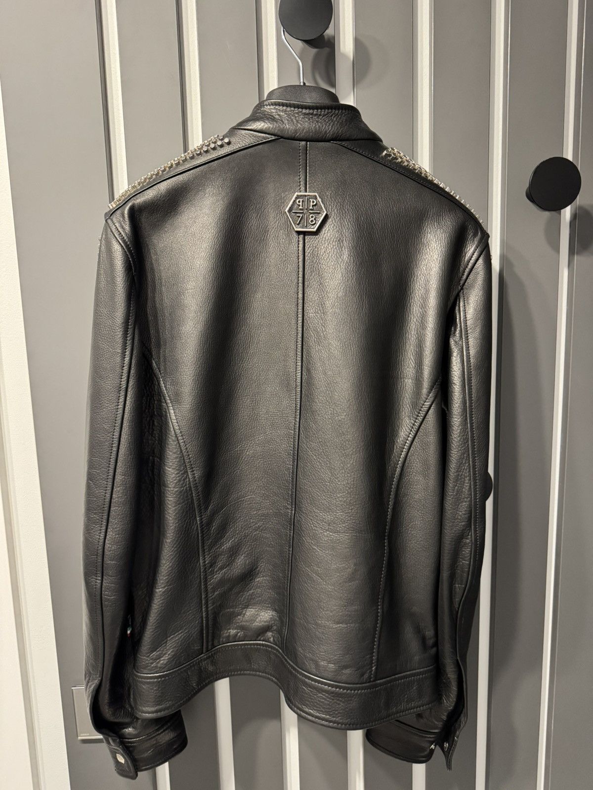 Philipp Plein Philipp Plein Leather Studded Biker Jacket Size US M / EU 48-50 / 2 - 3 Thumbnail