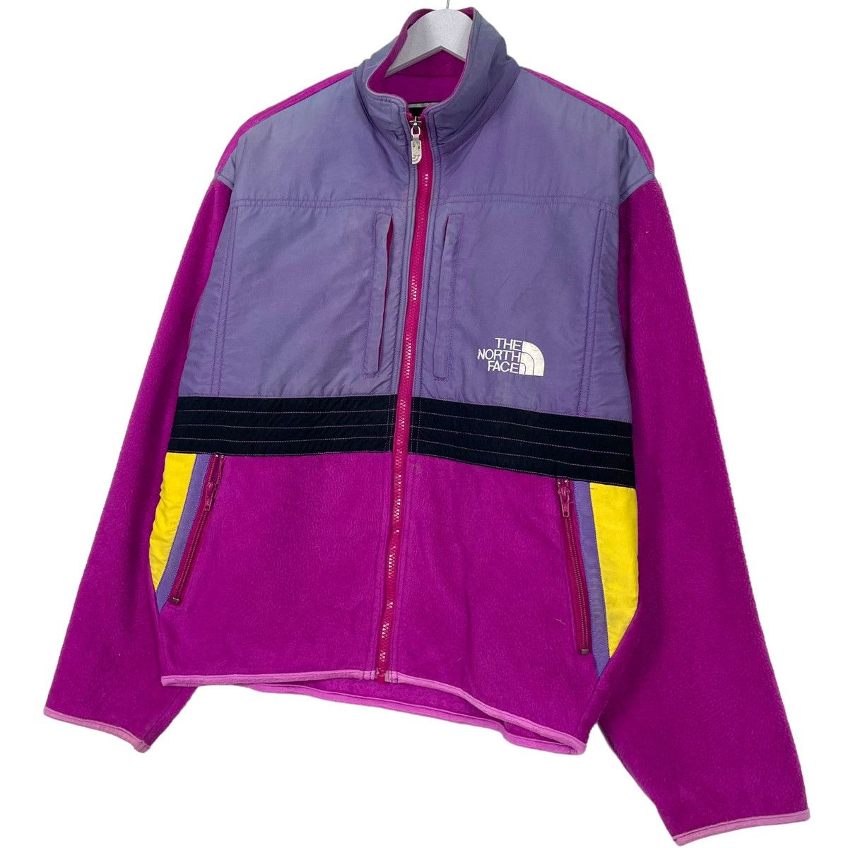 The North Face × Vintage 💥90s TNF SKI MULTICOLOUR HITECT BOMBER JACKET Size US L / EU 52-54 / 3 - 2 Thumbnail