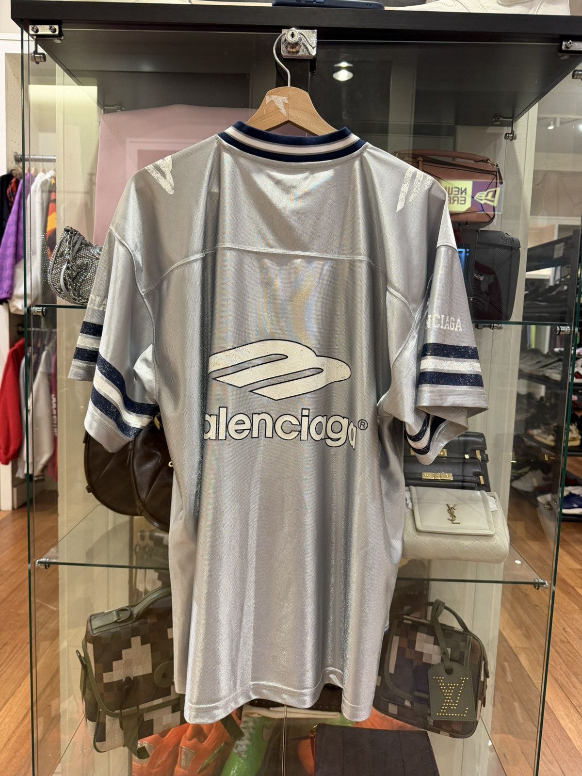 Balenciaga Balenciaga 3B Football Jersey Size US S / EU 44-46 / 1 - 2 Thumbnail