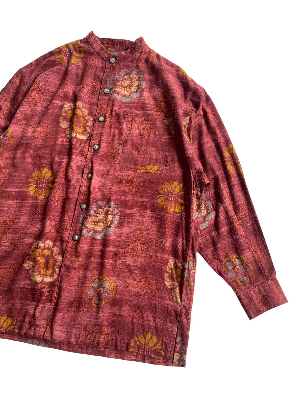 Kenzo Vintage Kenzo Luxury Fullprint Shirt Size US XL / EU 56 / 4 - 5 Thumbnail