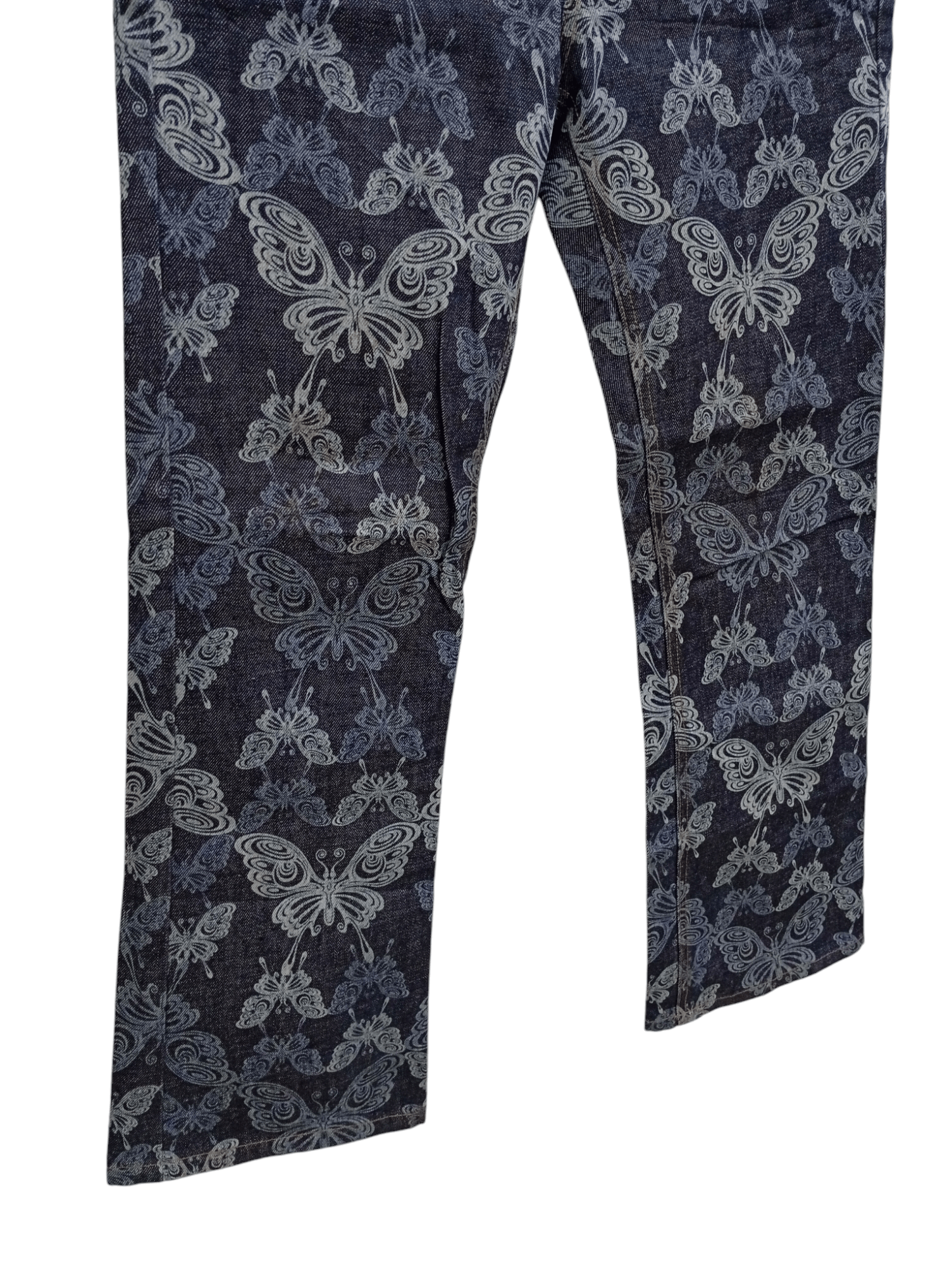 Japanese Brand × Vintage 🔥🔥Ozone Community Full Print Butterfly Motif Pants Jeans Size US 28 / EU 44 - 12 Thumbnail