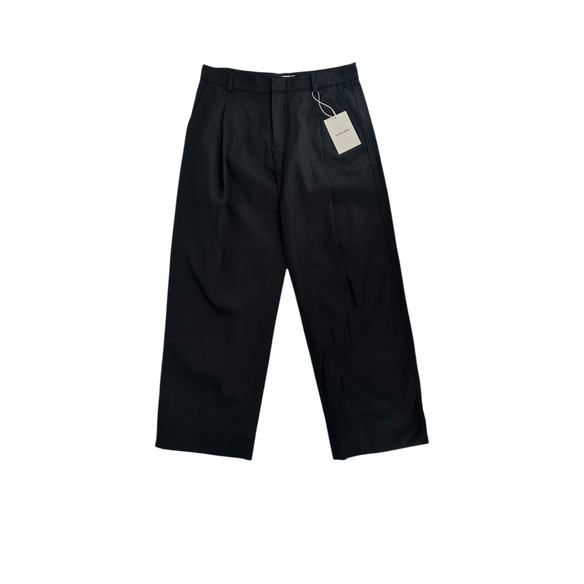 Everlane Everlane Trousers - Black Cropped Straight Leg NWT - Size 2 Size 26" / US 2 / IT 38 - 2 Thumbnail