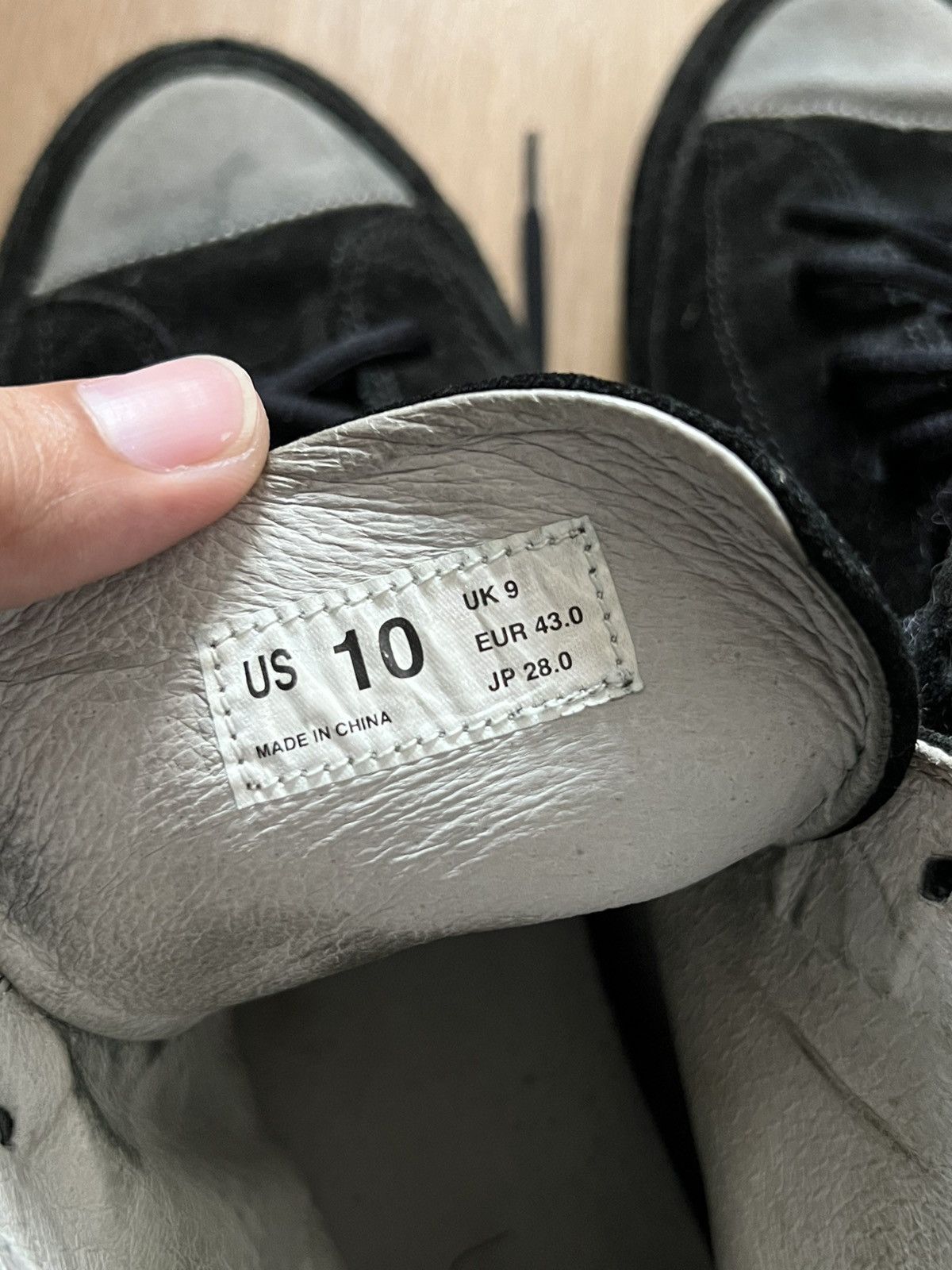 Takahiromiyashita The Soloist. AW2013 Number(N)ine x UBIQ High-Top Suede Sneakers Size US 10 / EU 43 - 9 Thumbnail