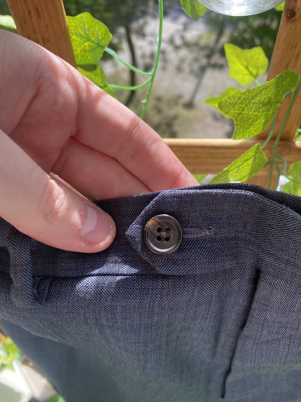 Ralph Lauren × Vintage Vintage Elagant navy ralph lauren wool pants Size US 42 / EU 58 - 3 Thumbnail