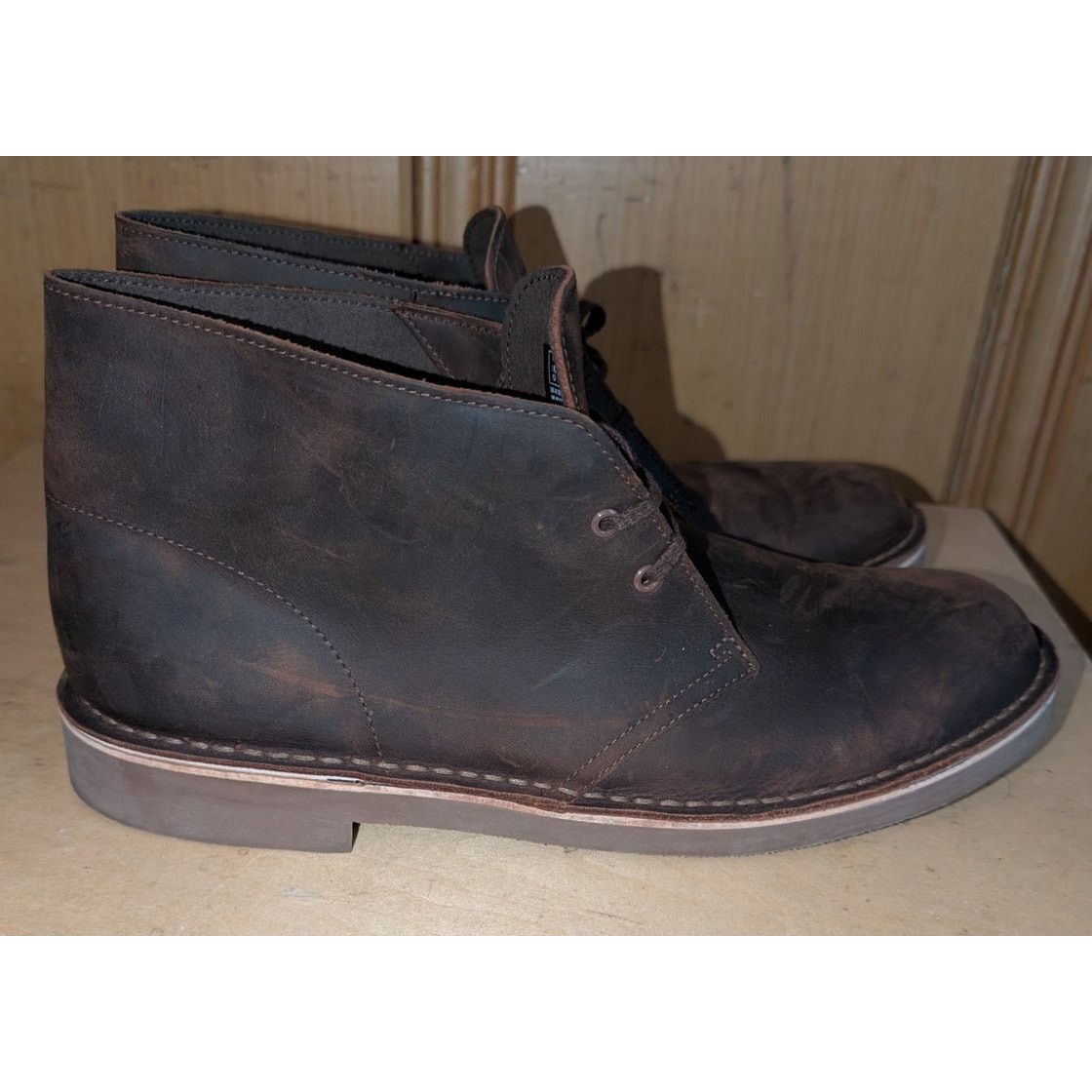 Clarks Clarks Bushacre 2 Beeswax Desert Boot Chukka 11 Men's Brown Size US 10.5 / EU 43-44 - 1 Thumbnail