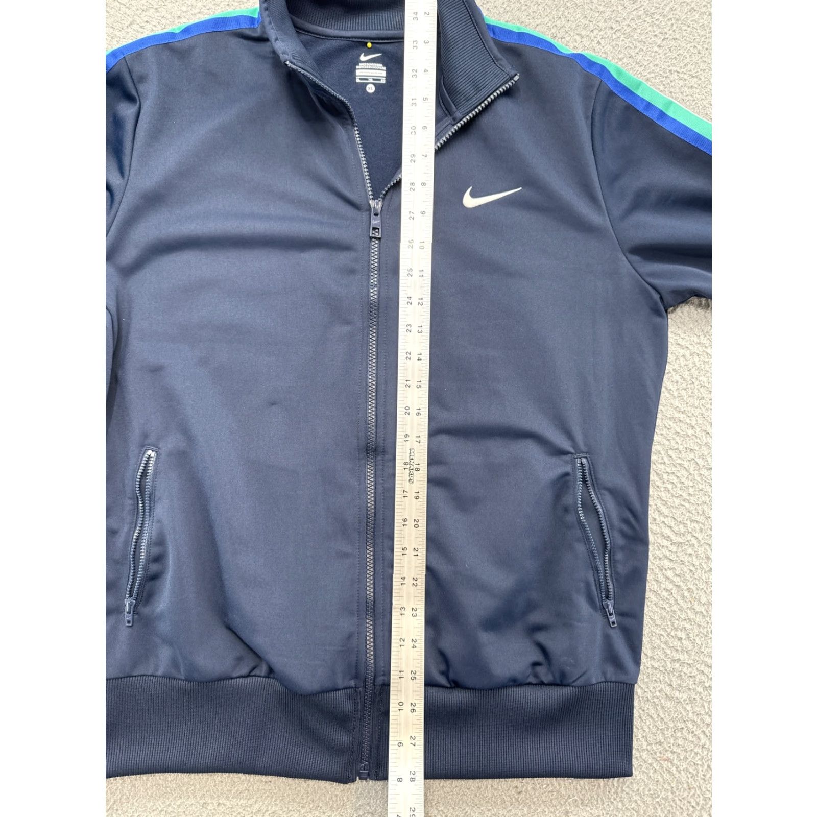 Nike Nike Training Full Zip Track Jacket Women's XL Blue Pockets 613658-451 Size XL / US 12-14 / IT 48-50 - 6 Thumbnail
