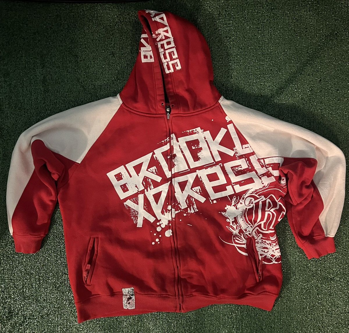 Brooklyn Xpress Red Y2K Brooklyn Xpress Hoodie AOP size XL Size US XL / EU 56 / 4 - 1 Thumbnail