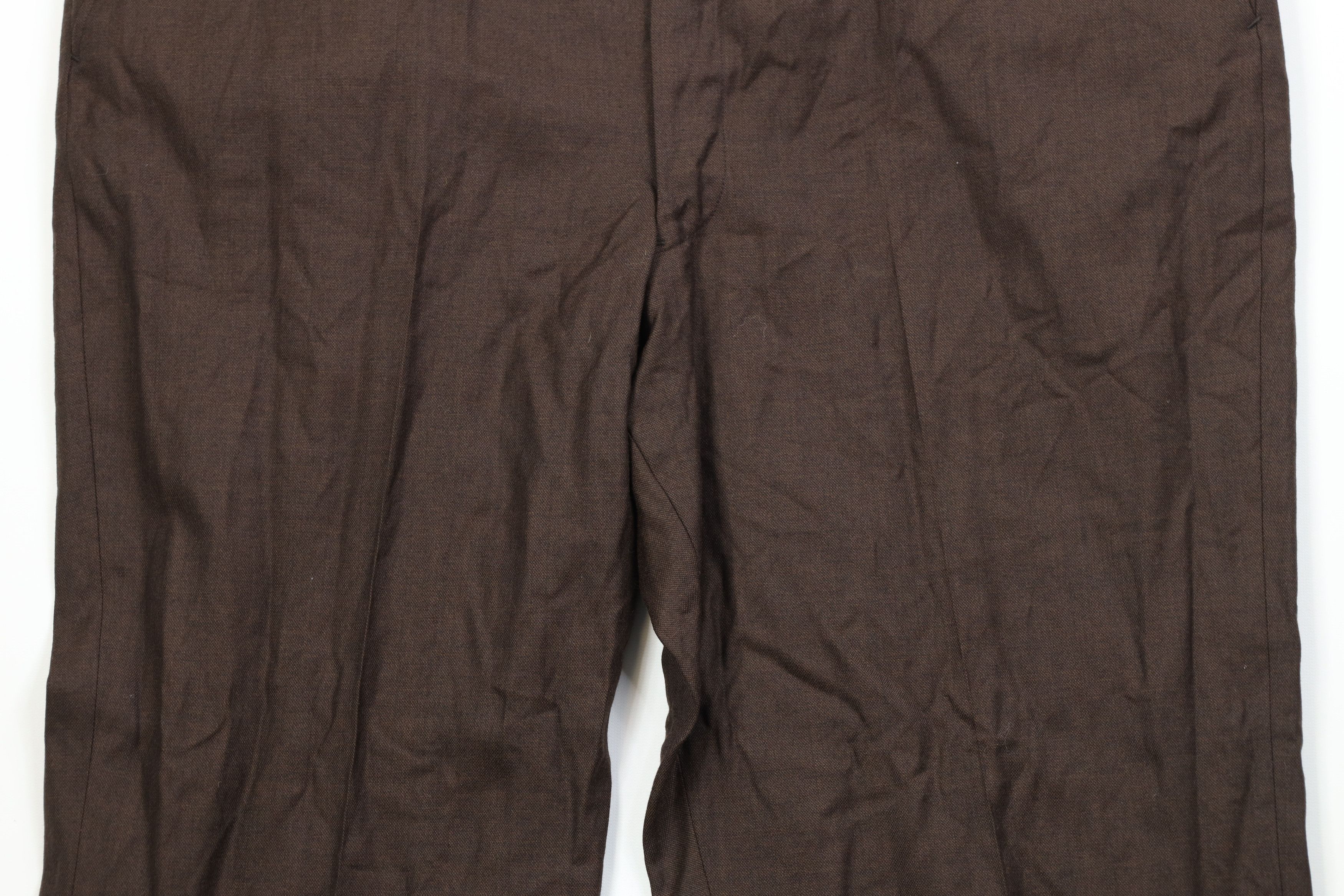 Vintage Vintage 60s 70s Streetwear Wide Leg Chino Pants Brown USA Size US 42 / EU 58 - 3 Thumbnail
