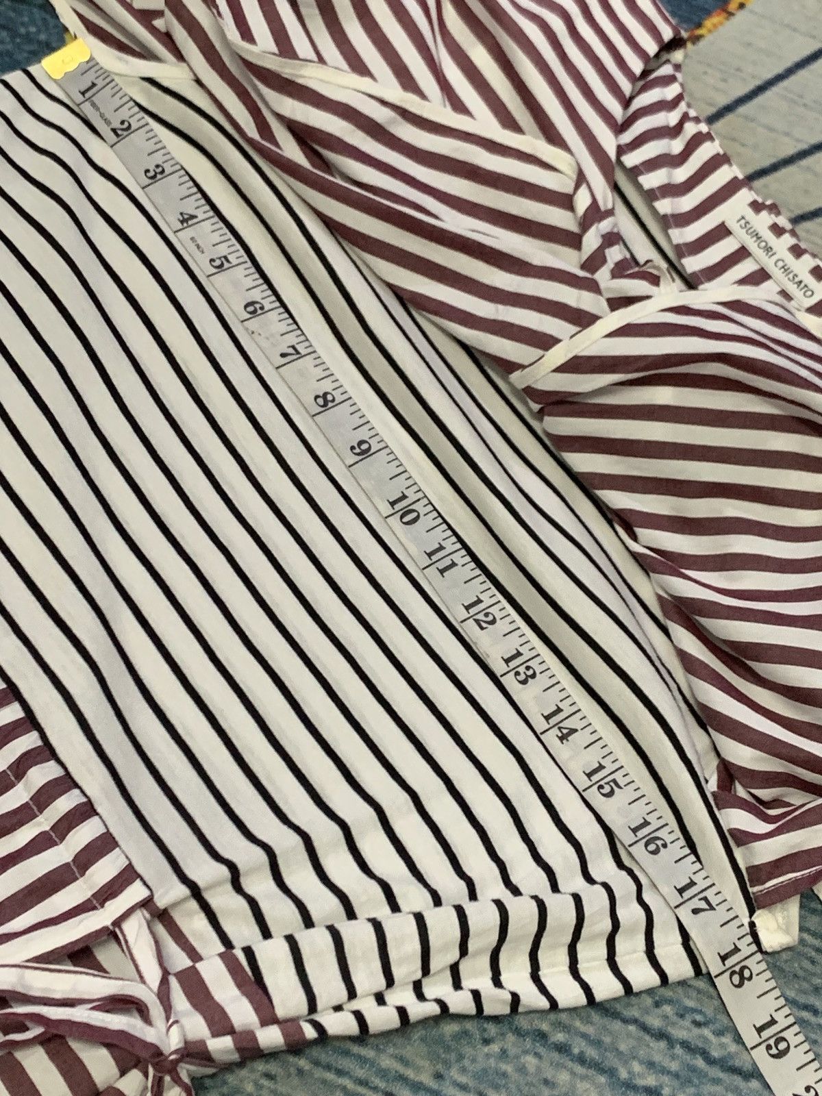 Issey Miyake TSUMORI CHISATO By Issey Miyake Sample Stripe Maxi Dress Size S / US 4 / IT 40 - 15 Thumbnail