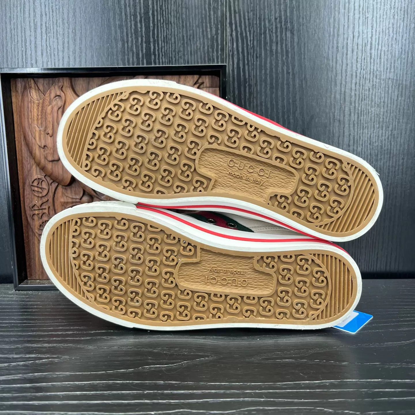 Gucci Gucci 1977 White Red Green 35 Shoes Size US 4.5 / IT 34.5 - 6 Thumbnail