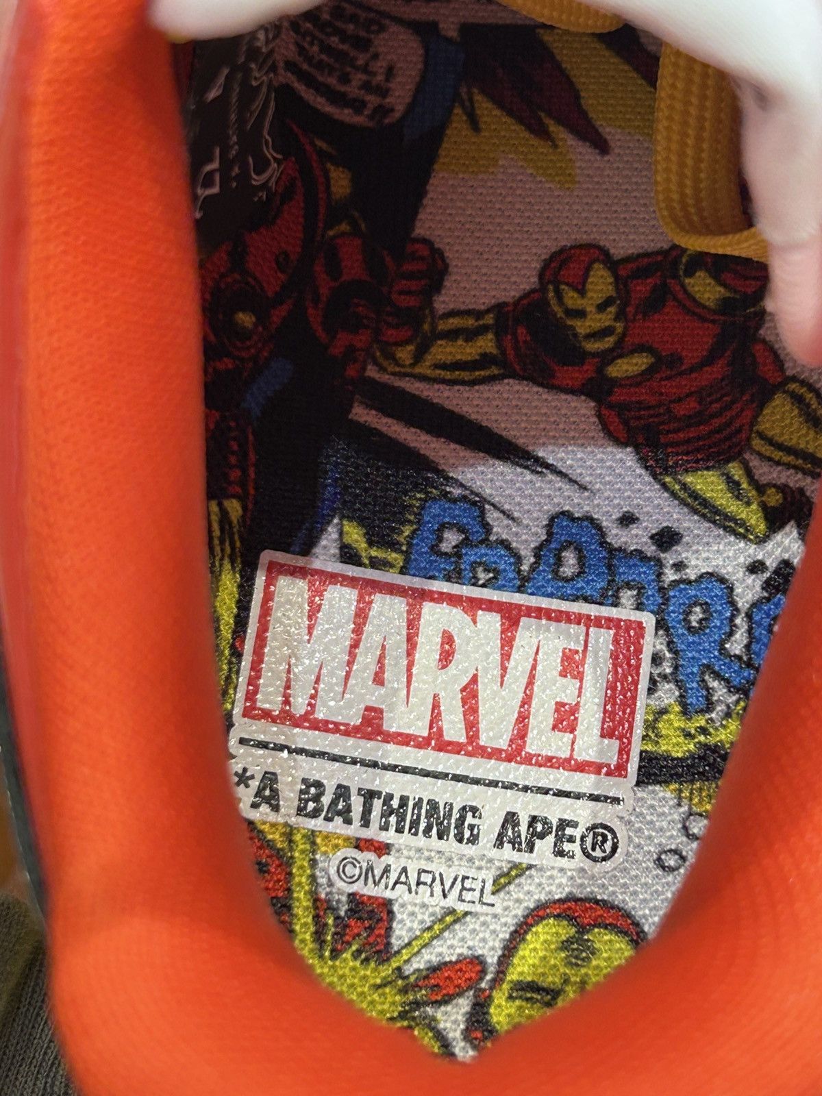 Bape × Marvel Comics Bape Bape Sta Marvel Ironman Size 4 Size US 5 / EU 37 - 11 Thumbnail
