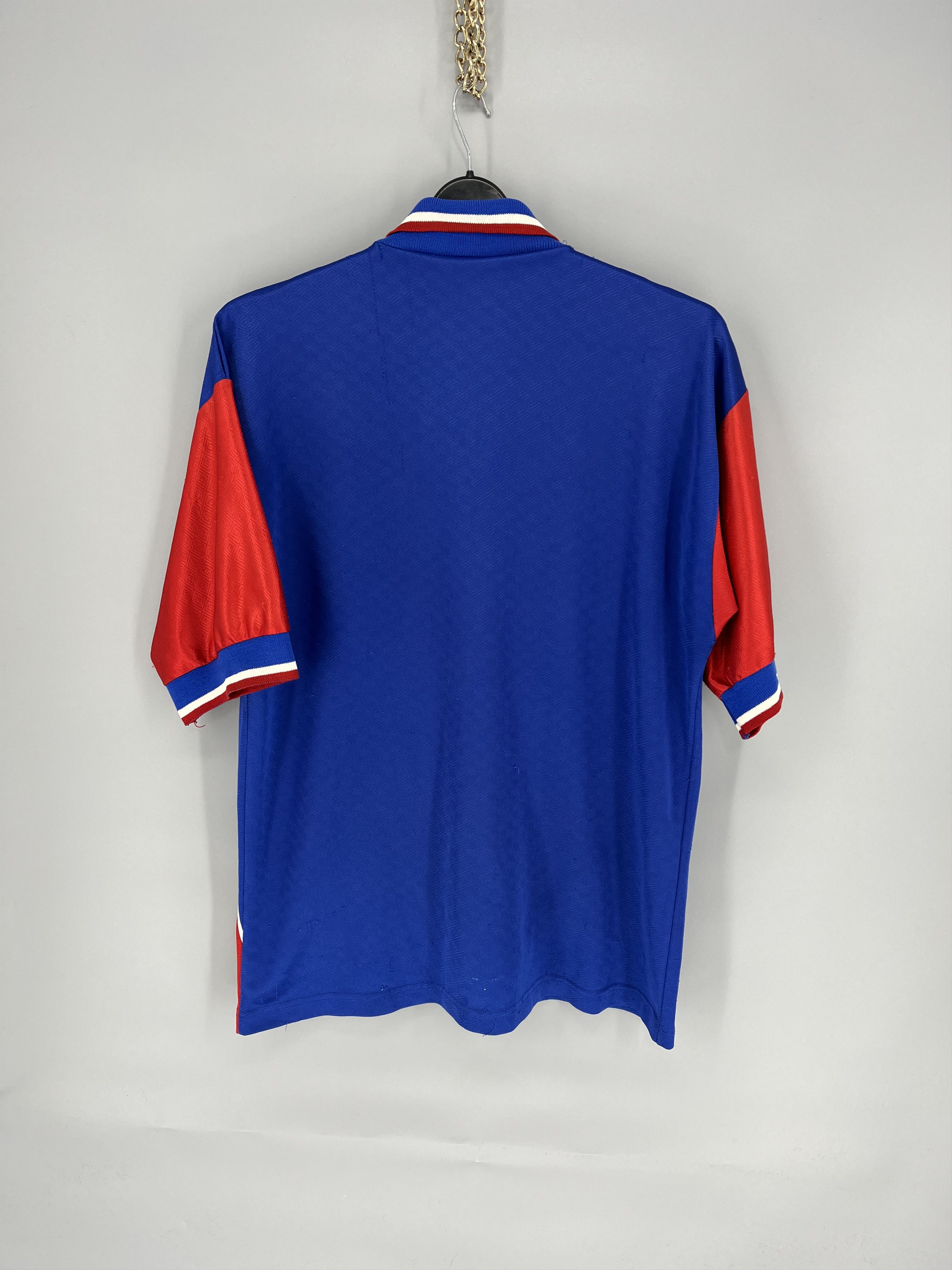 Vintage 70s Umbro Bayern Munchen Home Jersey Tee Shirt Rare Size US L / EU 52-54 / 3 - 8 Thumbnail