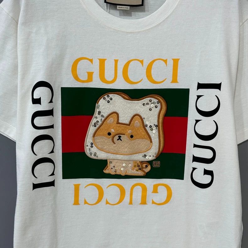 Gucci Gucci Bread dog logo short sleeves 2504-Nextarrow Size US XS / EU 42 / 0 - 3 Thumbnail