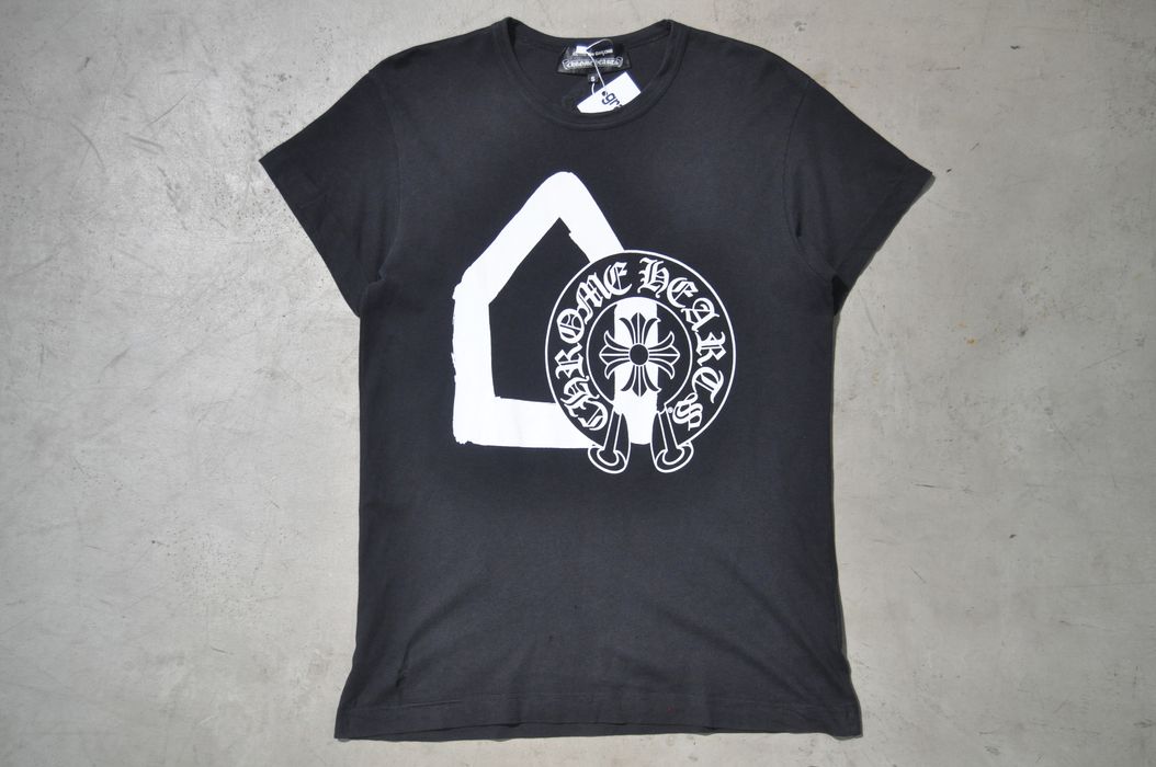 返品送料無料 CHROME HEARTS Tee comme Hearts x des garcons