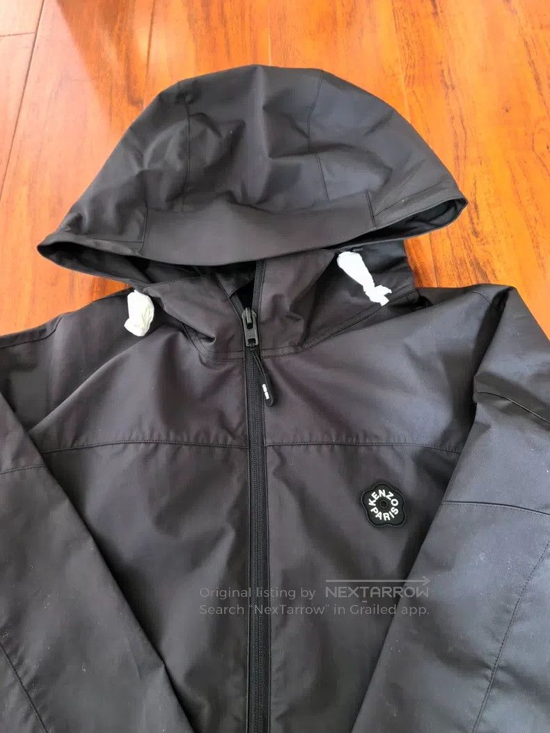 Kenzo Kenzo FW24 Solid Color Hooded Zip-Up Jacket - Black Size US S / EU 44-46 / 1 - 2 Thumbnail
