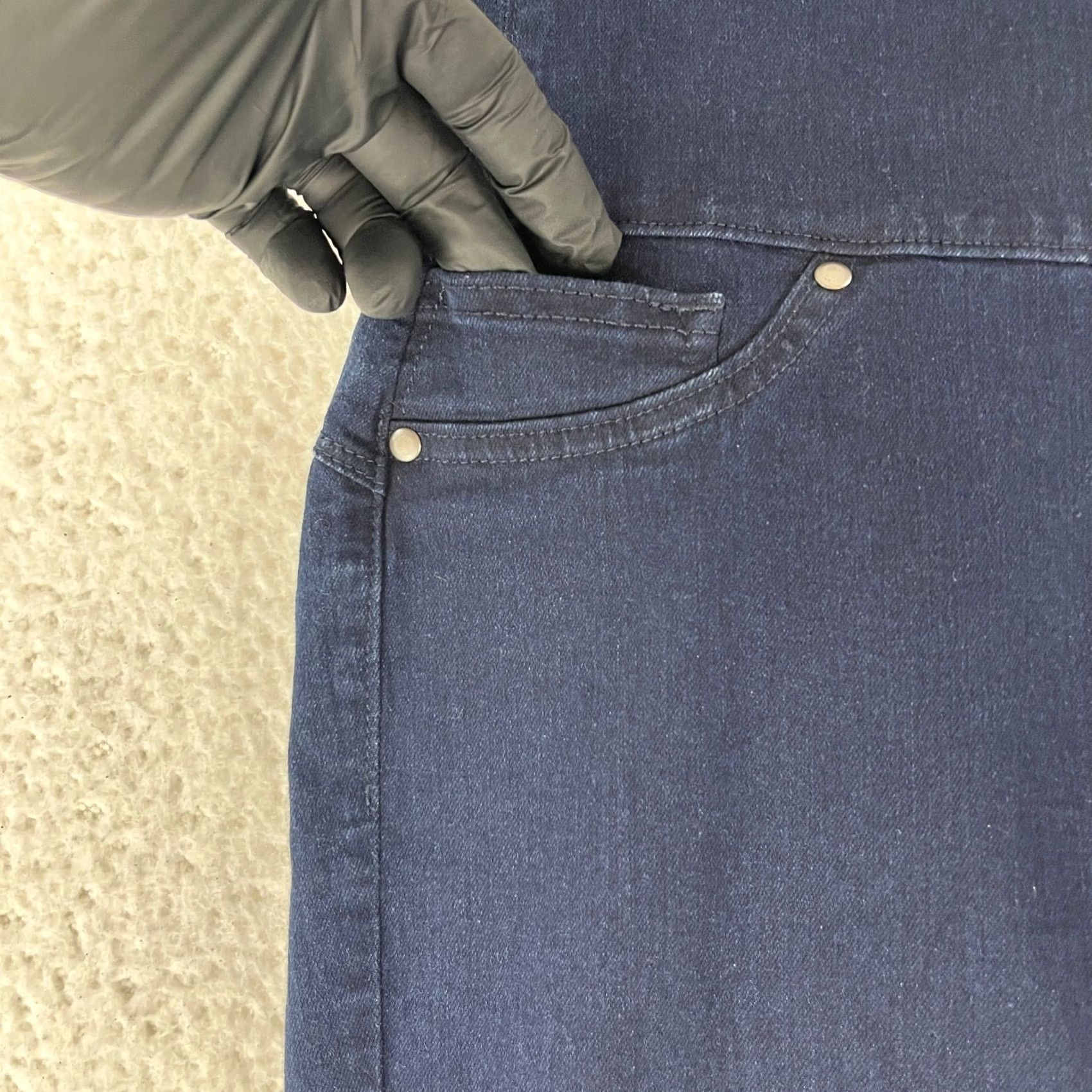 Spanx Spanx Jeans Womens Medium Blue Denim Jegging Skinny Pull On Stretch 28" Inseam Regular Rise 10.5" Denim Slim Fit Bohemian City Hipster Vintage: No Size 32" / US 10 / IT 46 - 4 Thumbnail