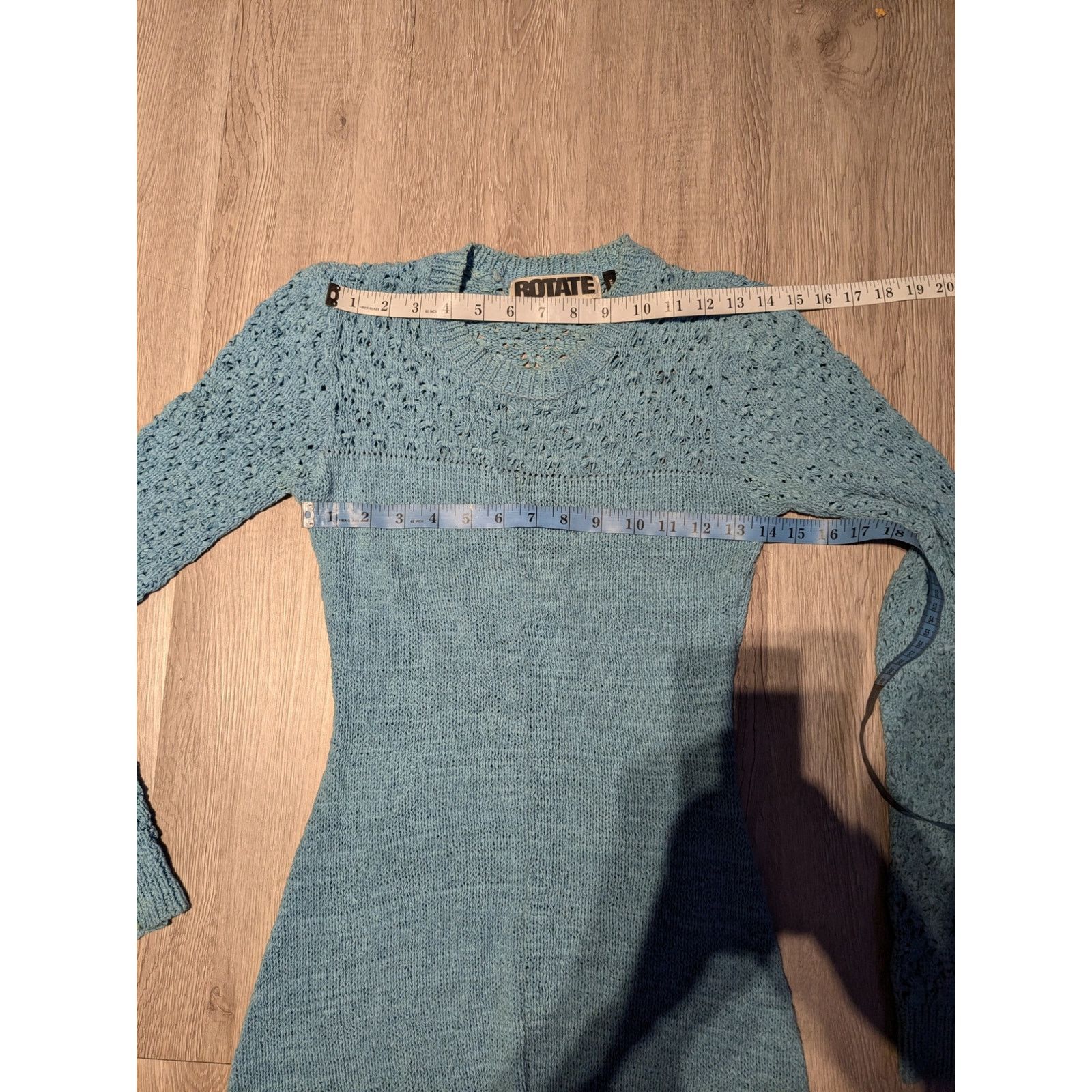 ROTATE Rotate Birger Christensen- Iveta Knit Dress / S-M / Blue Size S / US 4 / IT 40 - 11 Thumbnail