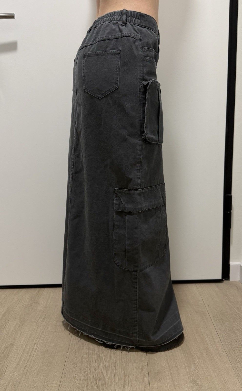 Vintage Jerry Hall vintage cargo y2k swag Long Skirt Pocket 2000`s Size 25" / US 0 / IT 36 - 8 Thumbnail