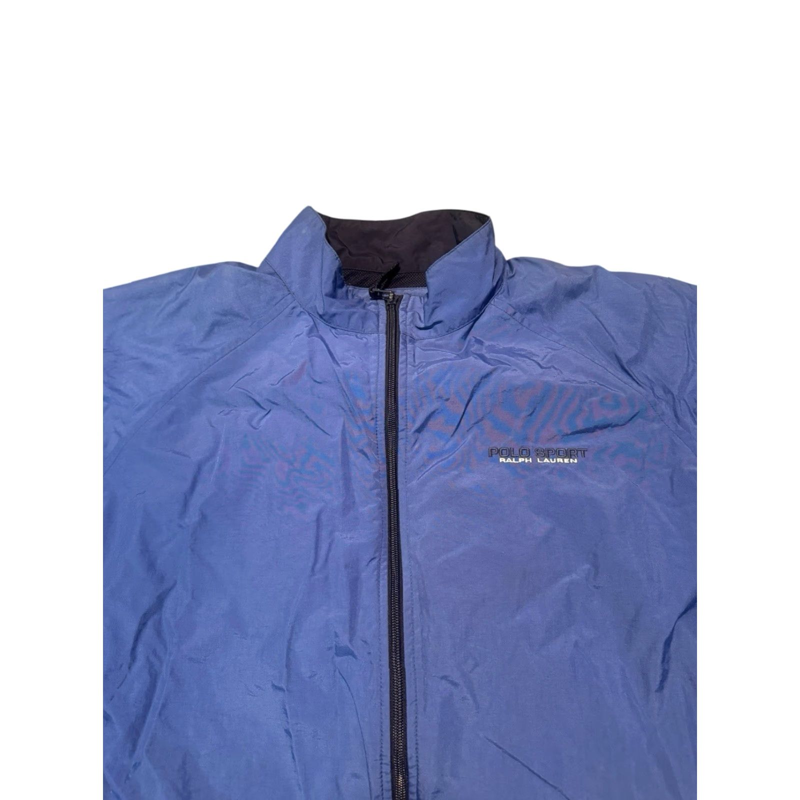 Nike VINTAGE Polo Ralph Lauren Sport Windbreaker Jacket Mens XL Blue Full Zip 90s Size US XL / EU 56 / 4 - 5 Thumbnail