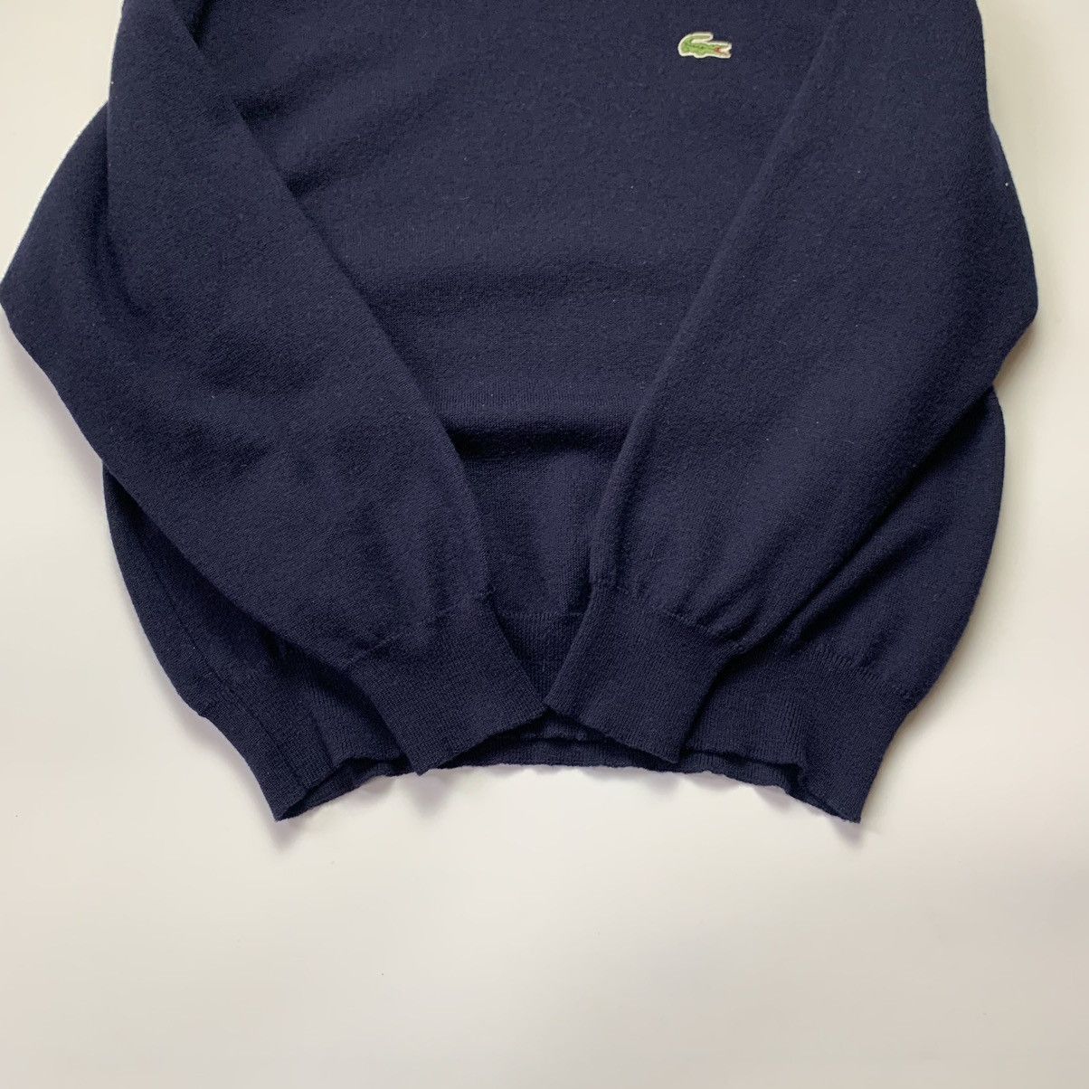 Other 🇫🇷 Vintage 90s Lacoste Chemise Wool Sweater made in France Size US M / EU 48-50 / 2 - 5 Thumbnail