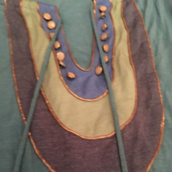 Other LaROK Blue & Green drawstring Romper Size M / US 6-8 / IT 42-44 - 6 Thumbnail