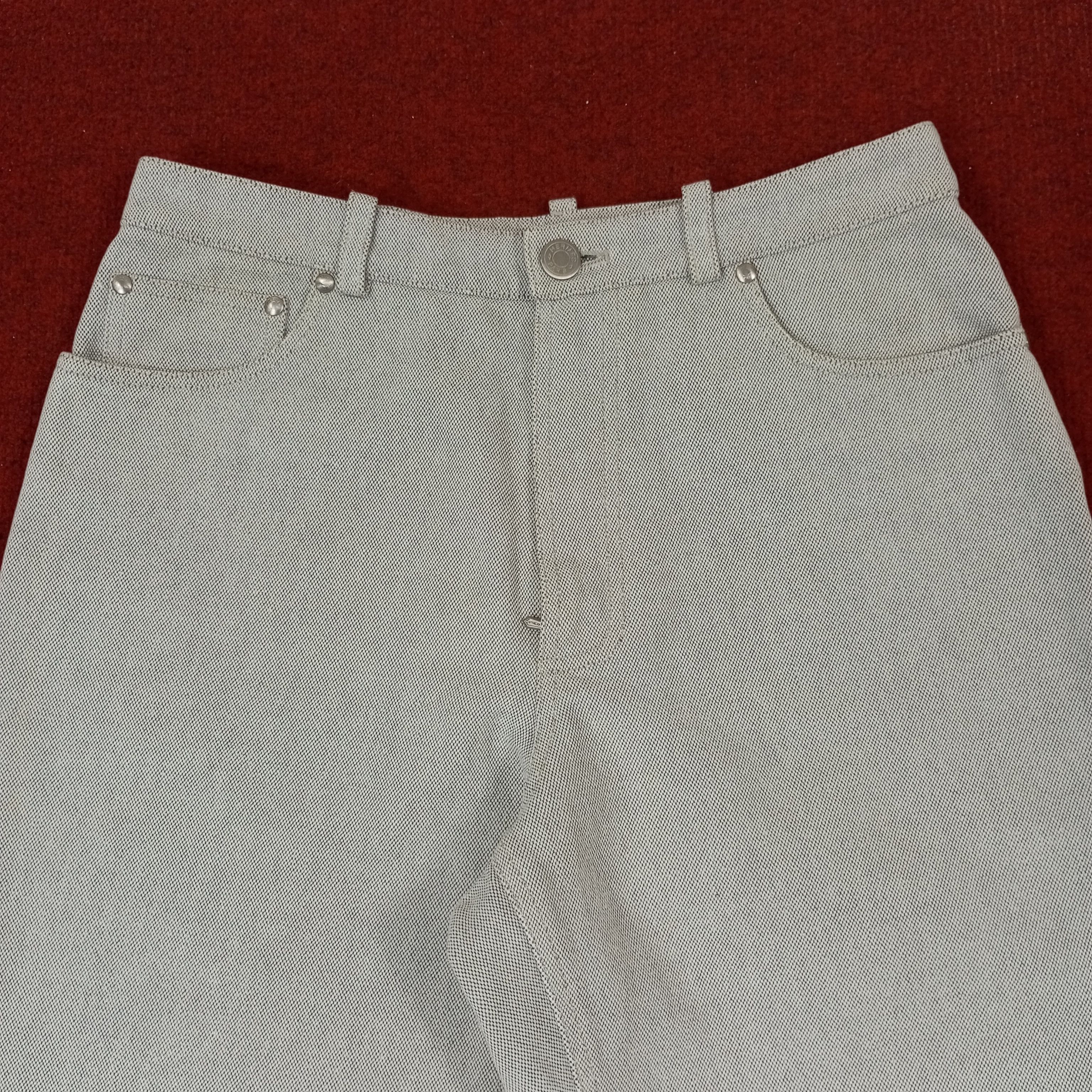 Hermes × Vintage Hermes Paris France Luxury Fashion Brand Pants c217n5 Size 25" / US 0 / IT 36 - 2 Thumbnail