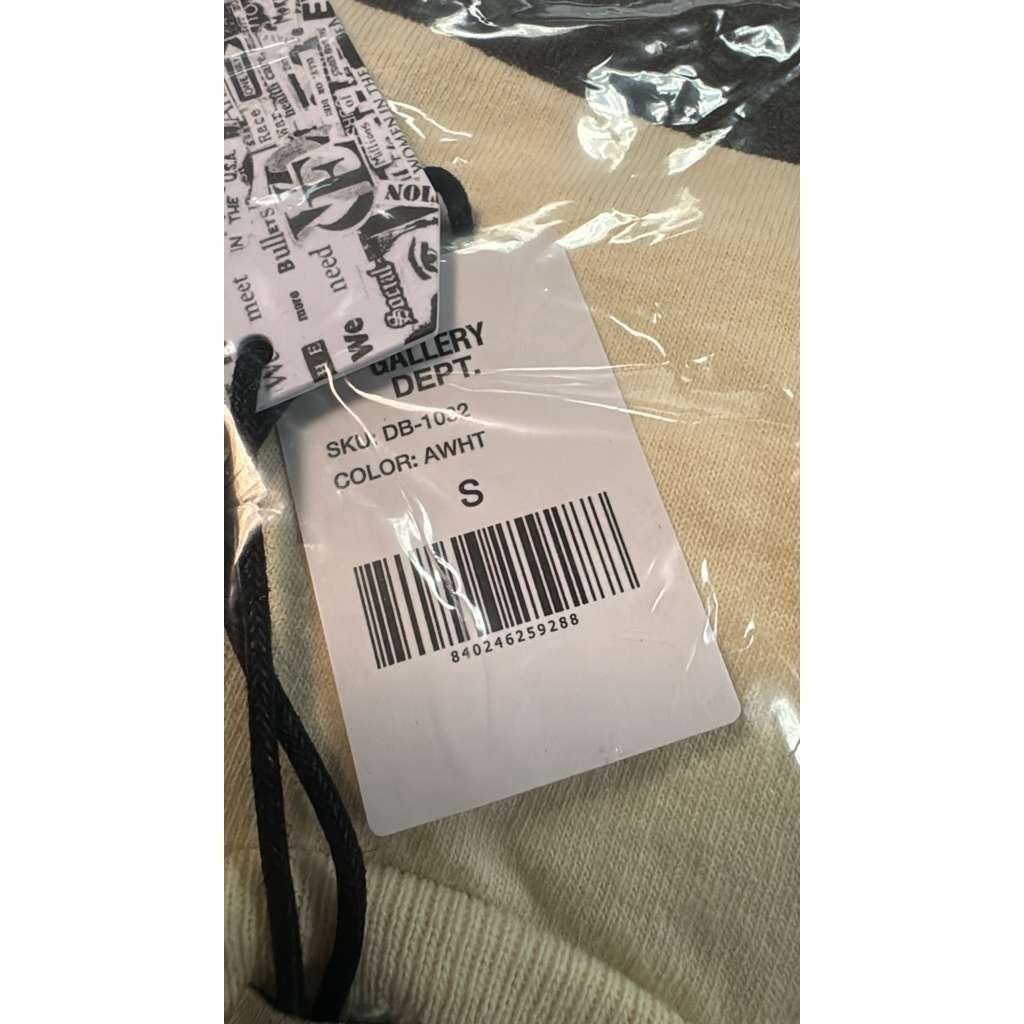 Gallery Dept. o1rshd1 " My batteries Died " Tee T-Shirt in Beige Size US S / EU 44-46 / 1 - 15 Thumbnail