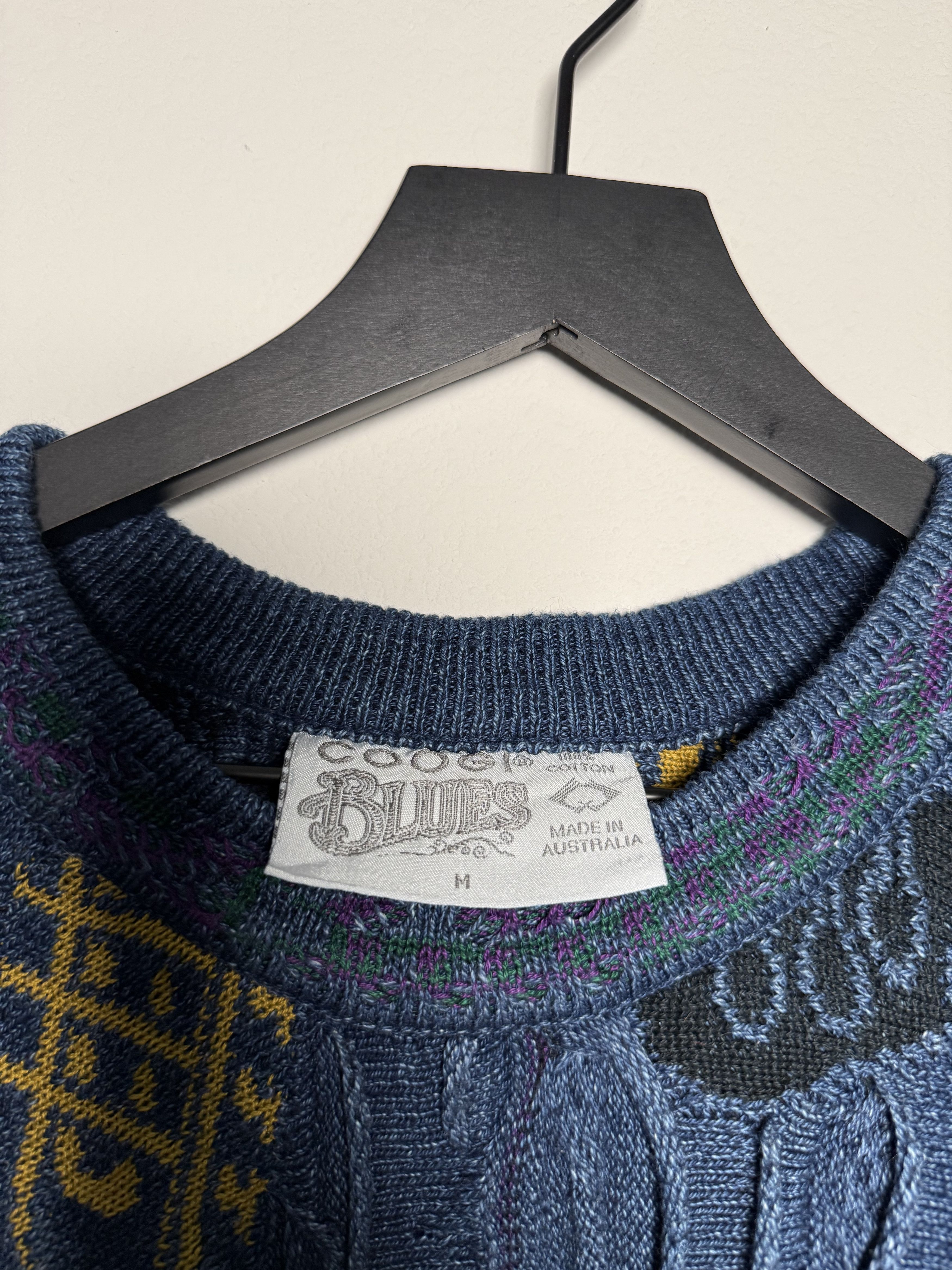 Coogi Mens COOGI Blues Knit Sweater Size US M / EU 48-50 / 2 - 4 Thumbnail