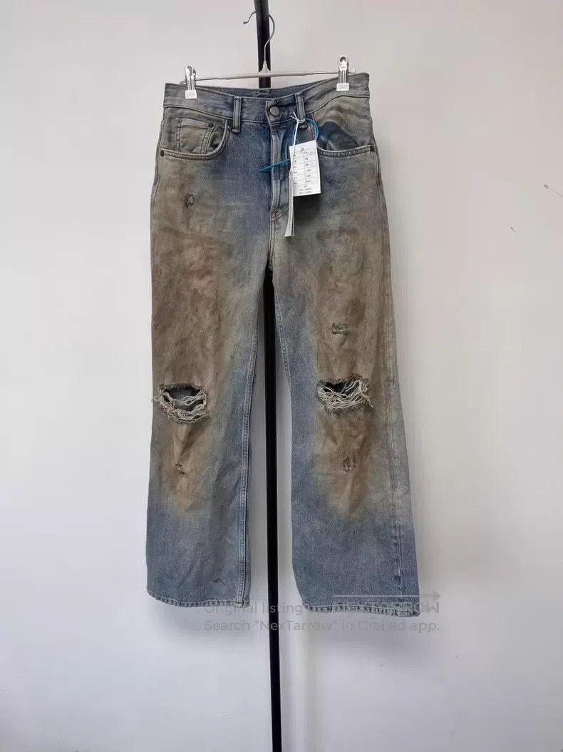 Acne Studios Acne Studios Vintage Mid-Rise Zipper Loose Straight Denim Size 25" / US 0 / IT 36 - 1 Thumbnail