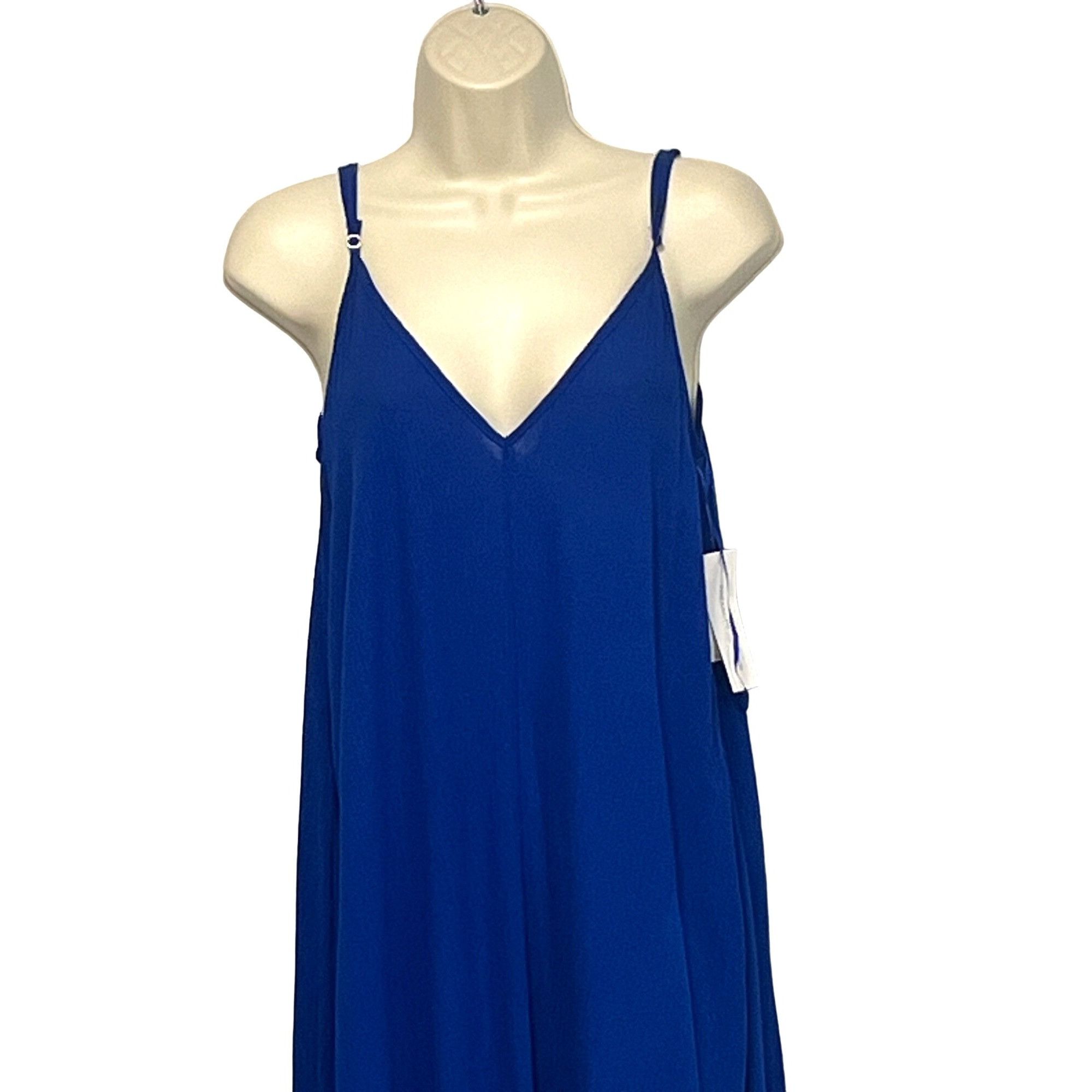Treasure & Bond Treasure & Bond Woven Favorite Maxi Dress Blue Surf, XS Size XS / US 0-2 / IT 36-38 - 4 Thumbnail