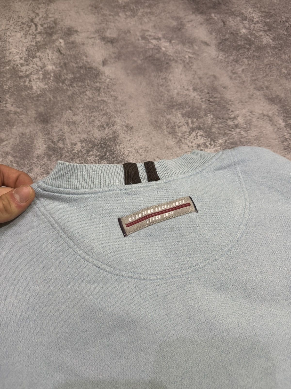 Nike × Vintage Nike Air vintage hoodie light blue sweatshirt Size US L / EU 52-54 / 3 - 13 Thumbnail