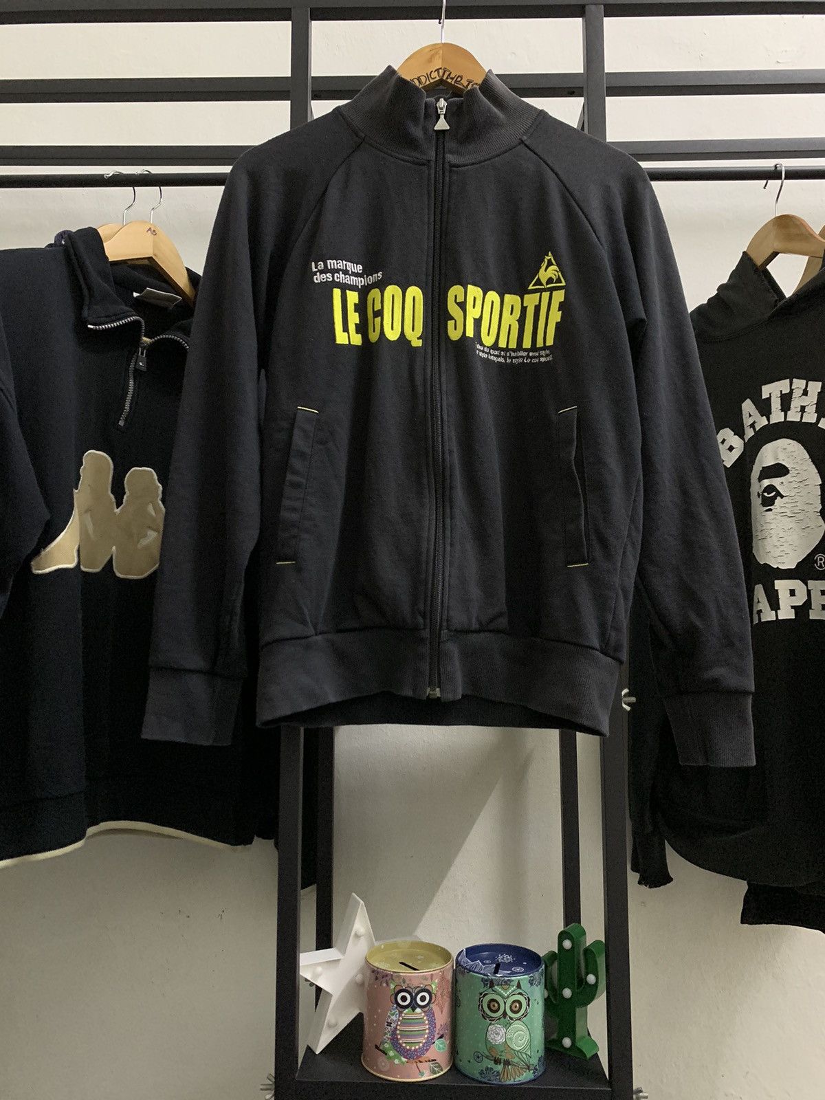 Japanese Brand × Le Coq Sportif × Vintage VINTAGE LE COQ SPORTIF TRACKTOP EMBROIDERED SPELLOUT Size US M / EU 48-50 / 2 - 1 Thumbnail
