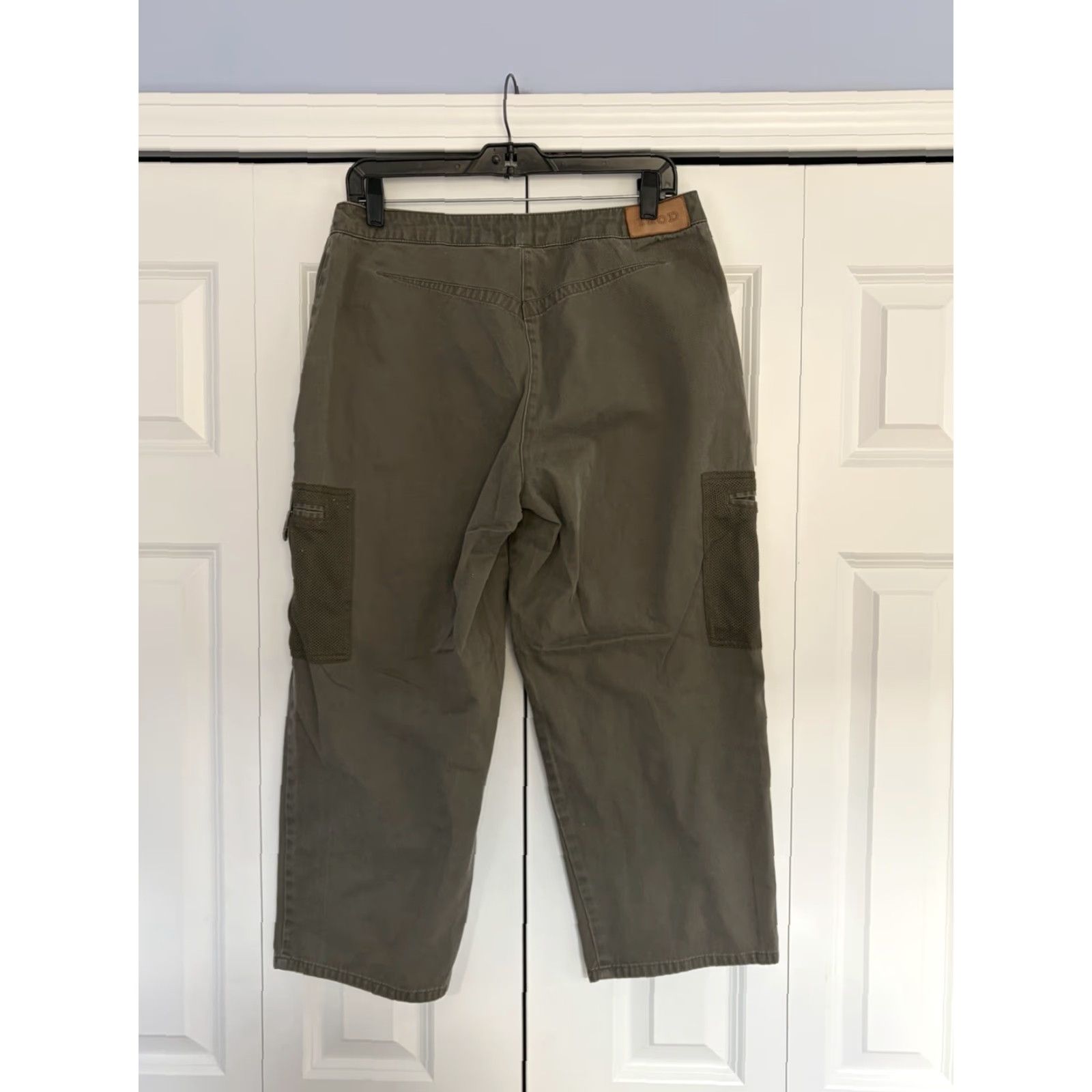 Vintage VINTAGE IZOD Women’s Size 10 Green Pants Side Pockets 1990s Cotton Regular Womens Size 32" / US 10 / IT 46 - 2 Thumbnail