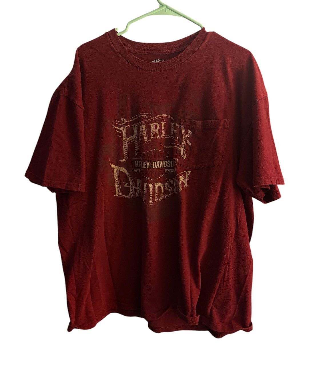 Harley Davidson × Vintage Vintage Harley Pocket Tee Size US L / EU 52-54 / 3 - 5 Thumbnail