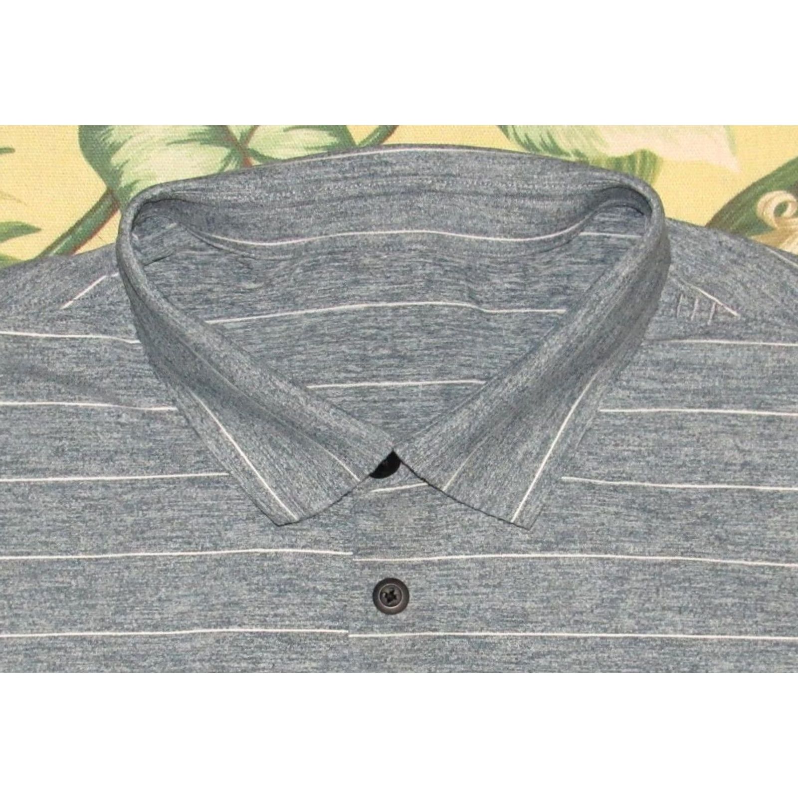 Lululemon LULULEMON Blue Striped Short Sleeve Midweight Polo Shirt Small S Mens Size US S / EU 44-46 / 1 - 2 Thumbnail