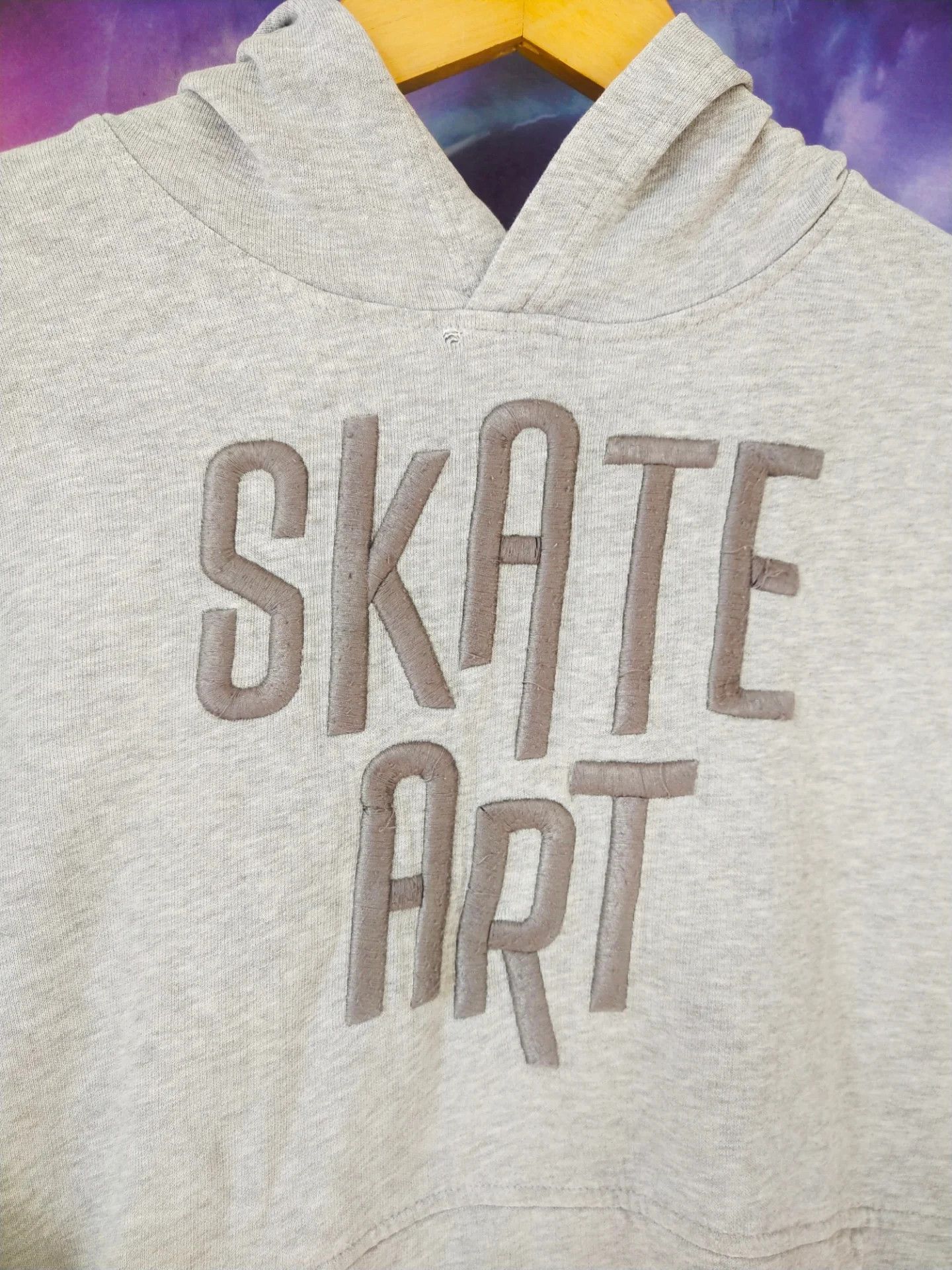 United Colors Of Benetton United Colors of Benetton Skate Art Letter Grey Youth Hoodie Size S / US 4 / IT 40 - 2 Thumbnail