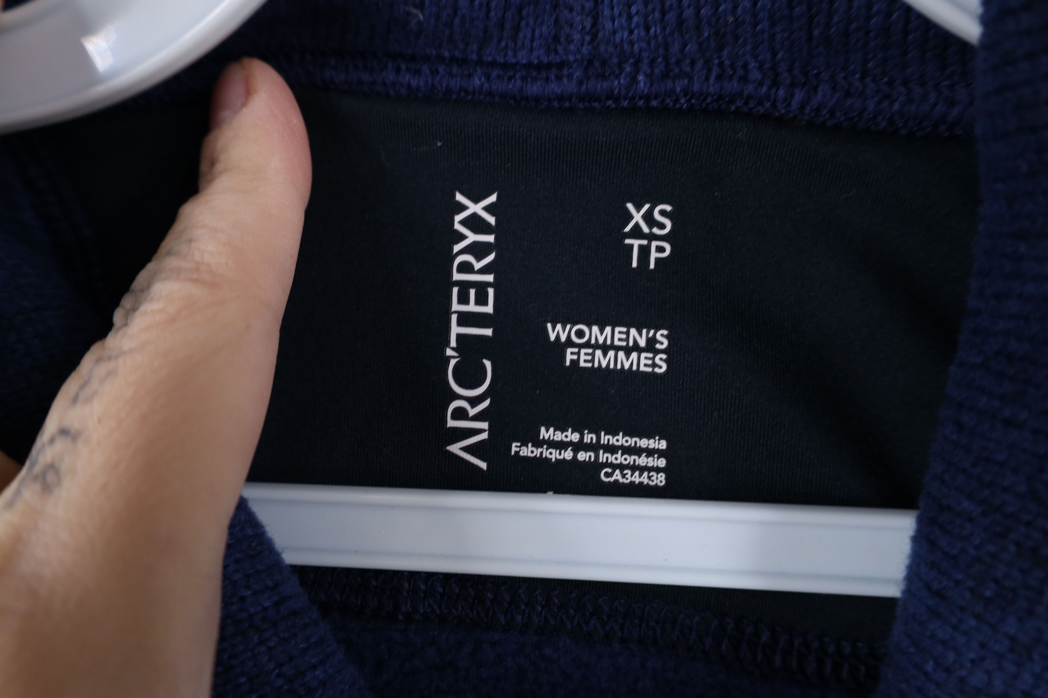 Arc'teryx × Vintage Arcteryx Funnel Neck Desira Tunic Sweater Blue Polyester Size XS / US 0-2 / IT 36-38 - 6 Thumbnail