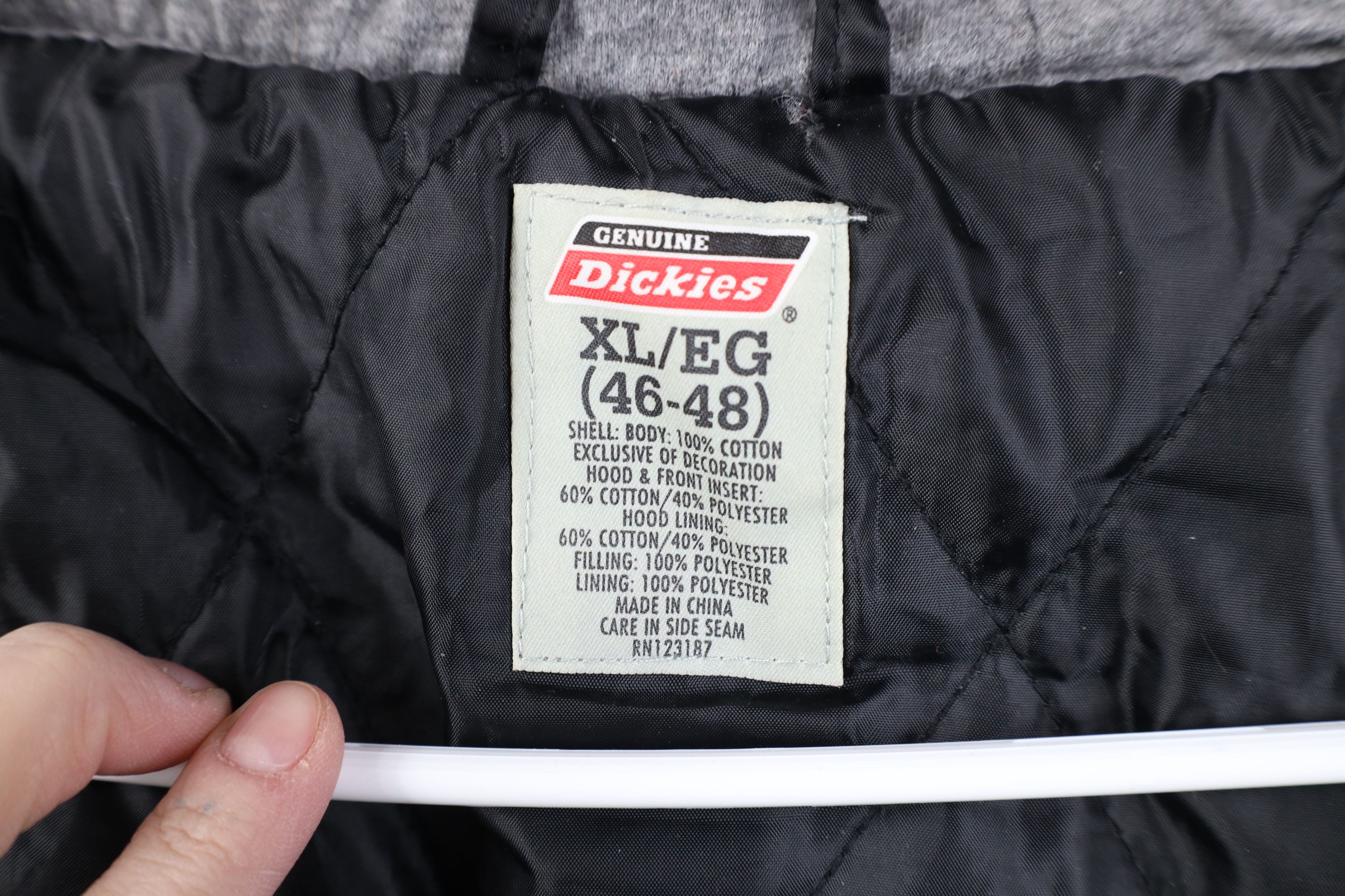 Dickies Vintage Dickies Hooded Canvas Button Shirt Jacket Jac Shirt Size US XL / EU 56 / 4 - 11 Thumbnail