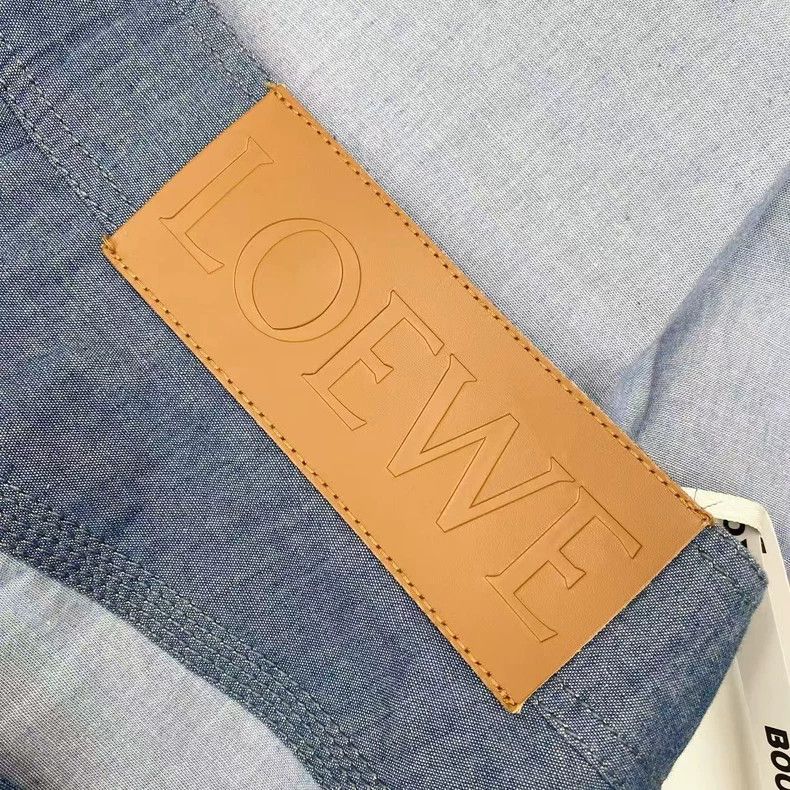 Loewe LOEWE Patch leather brand logo ankle pants Size 42" / US 20 - 5 Thumbnail