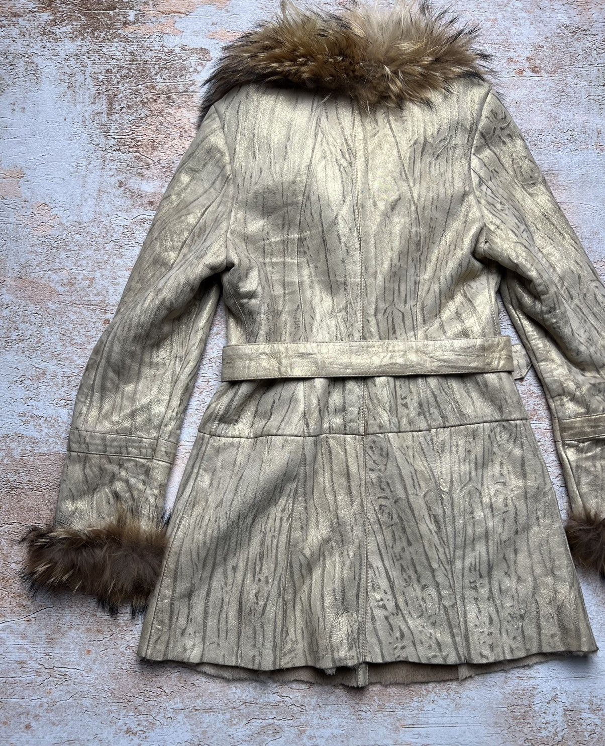 Vintage Vintage avant garde coat with fur details Size S / US 4 / IT 40 - 8 Thumbnail